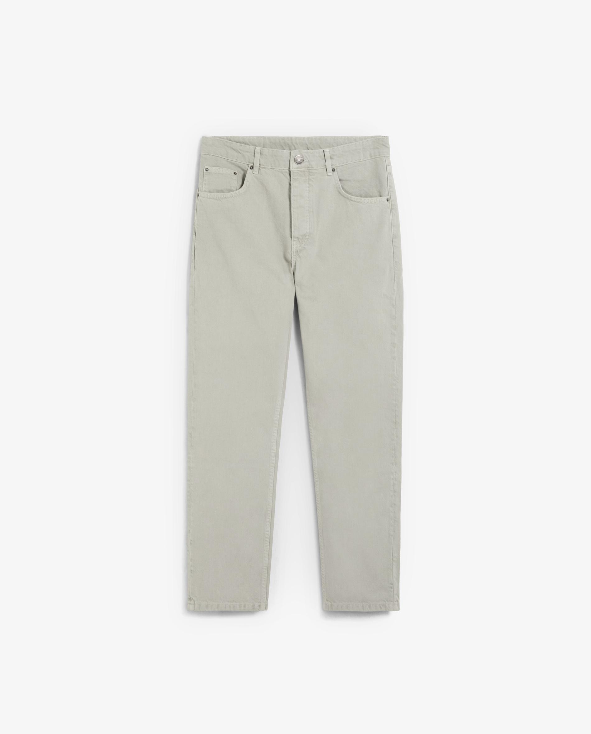 Pantalón cinco bolsillos de hombre denim con trabillas - Scalpers - Camel Camel-7