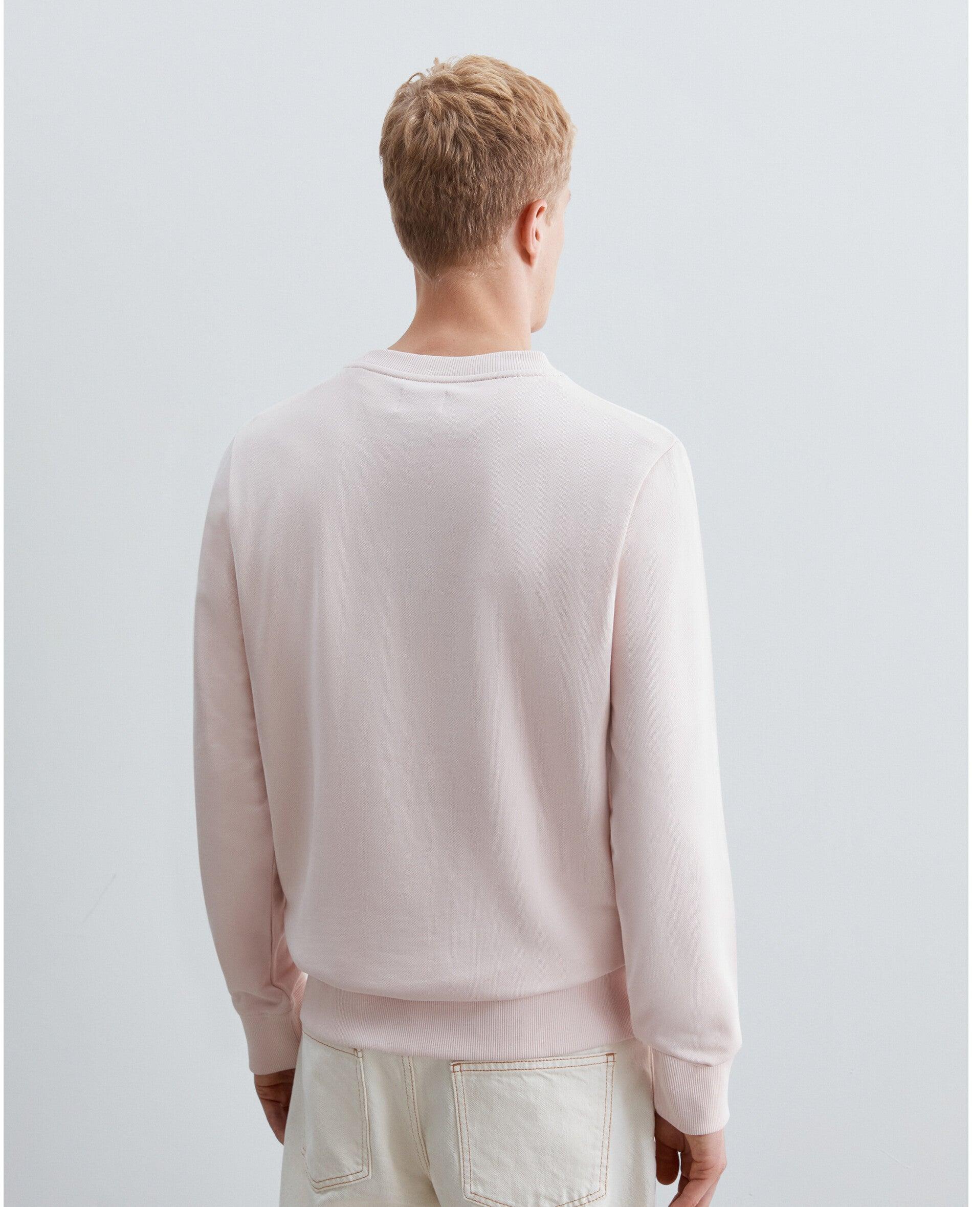 Sudadera de hombre regular fit con cuello redondo - Scalpers - Rosa claro Rosa claro-2