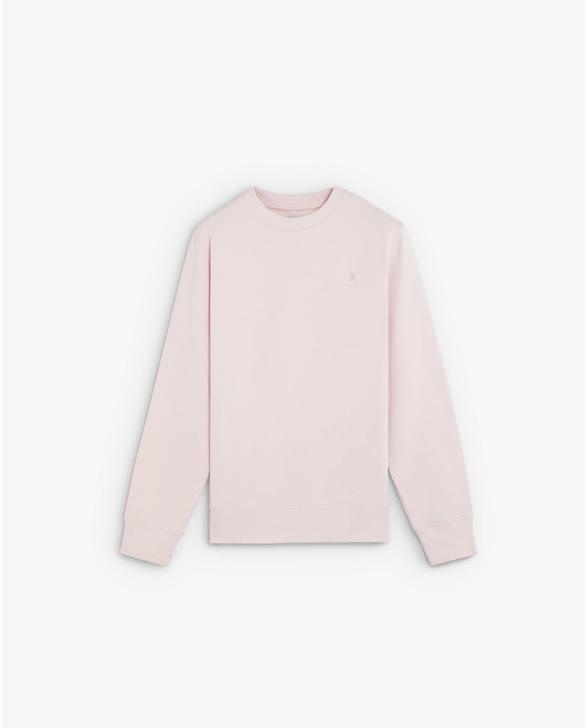 Sudadera de hombre regular fit con cuello redondo - Scalpers - Rosa claro Rosa claro-5