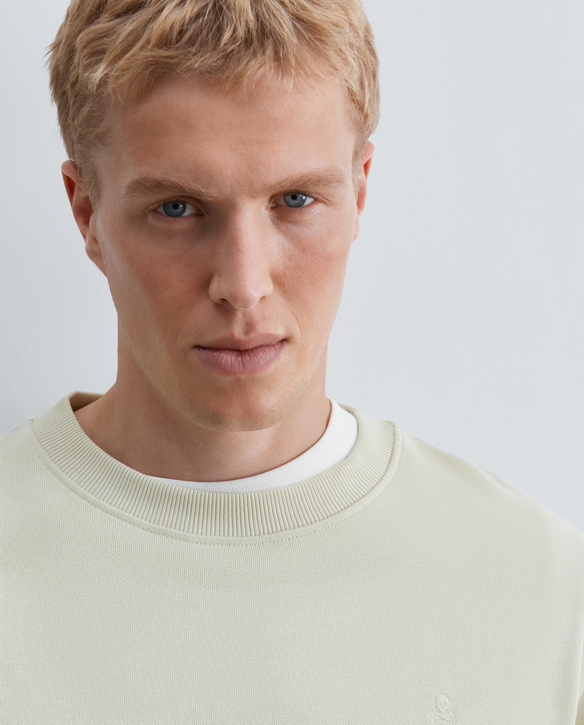 Sudadera de hombre regular fit con cuello redondo - Scalpers - Verde menta Verde menta-5