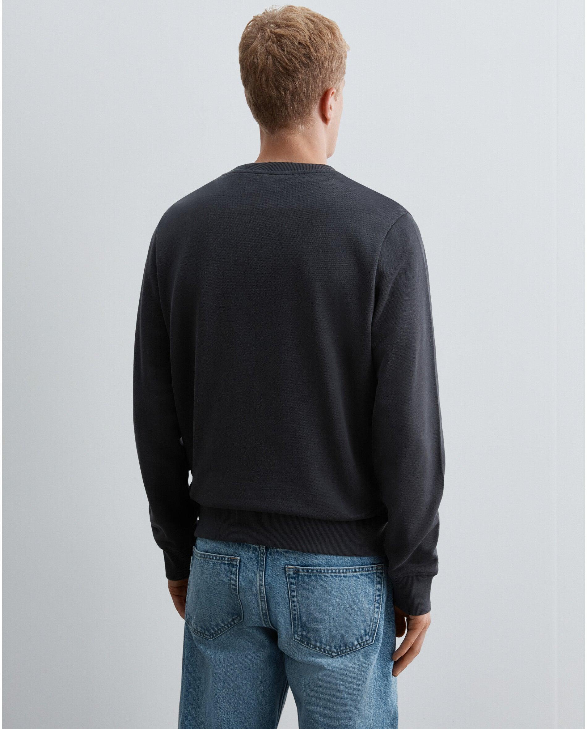Sudadera de hombre regular fit con cuello redondo - Scalpers - Antracita Antracita-2