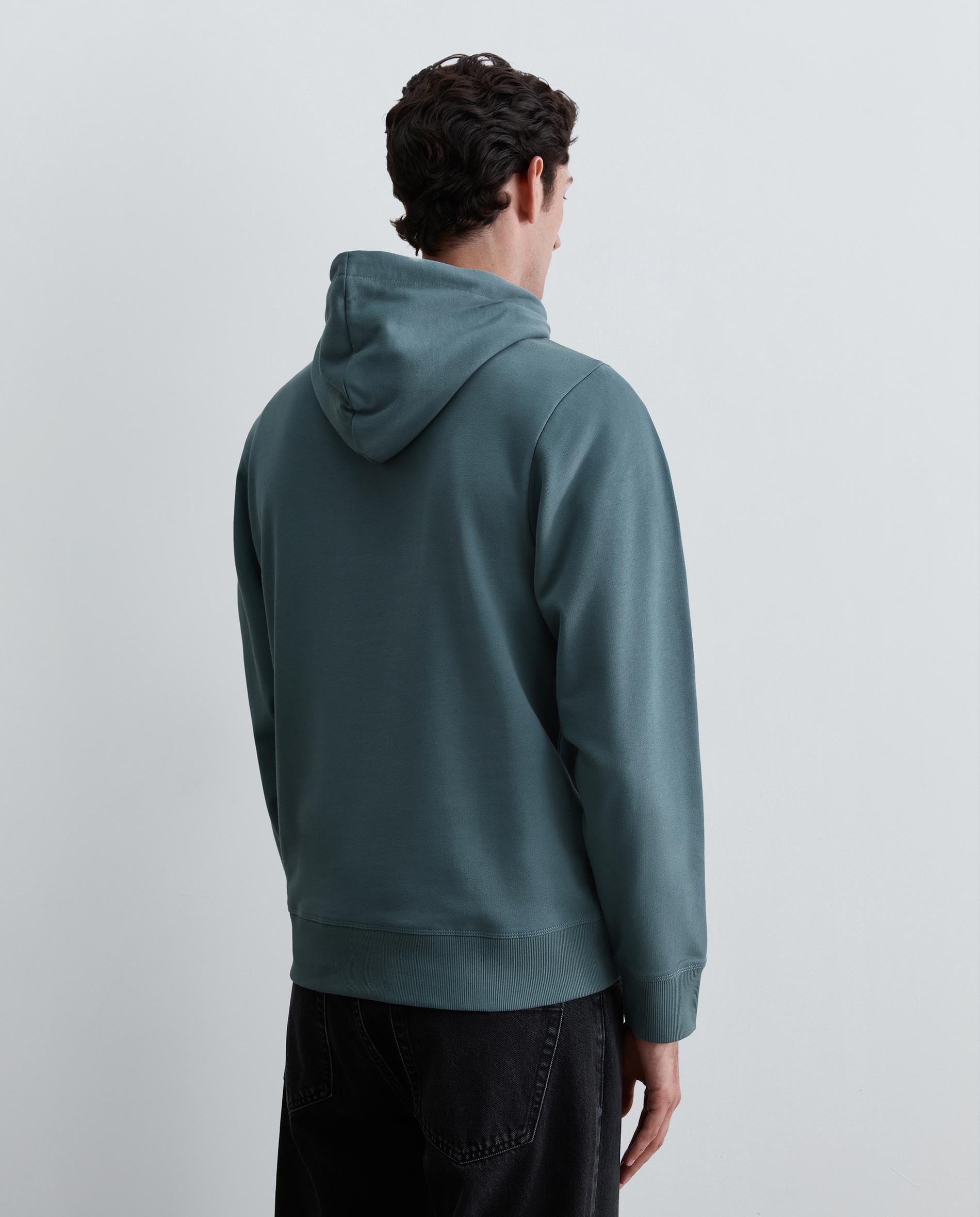 Sudadera con capucha de hombre regular fit con bolsillo canguro - Scalpers - Verde azulado Verde azulado-2