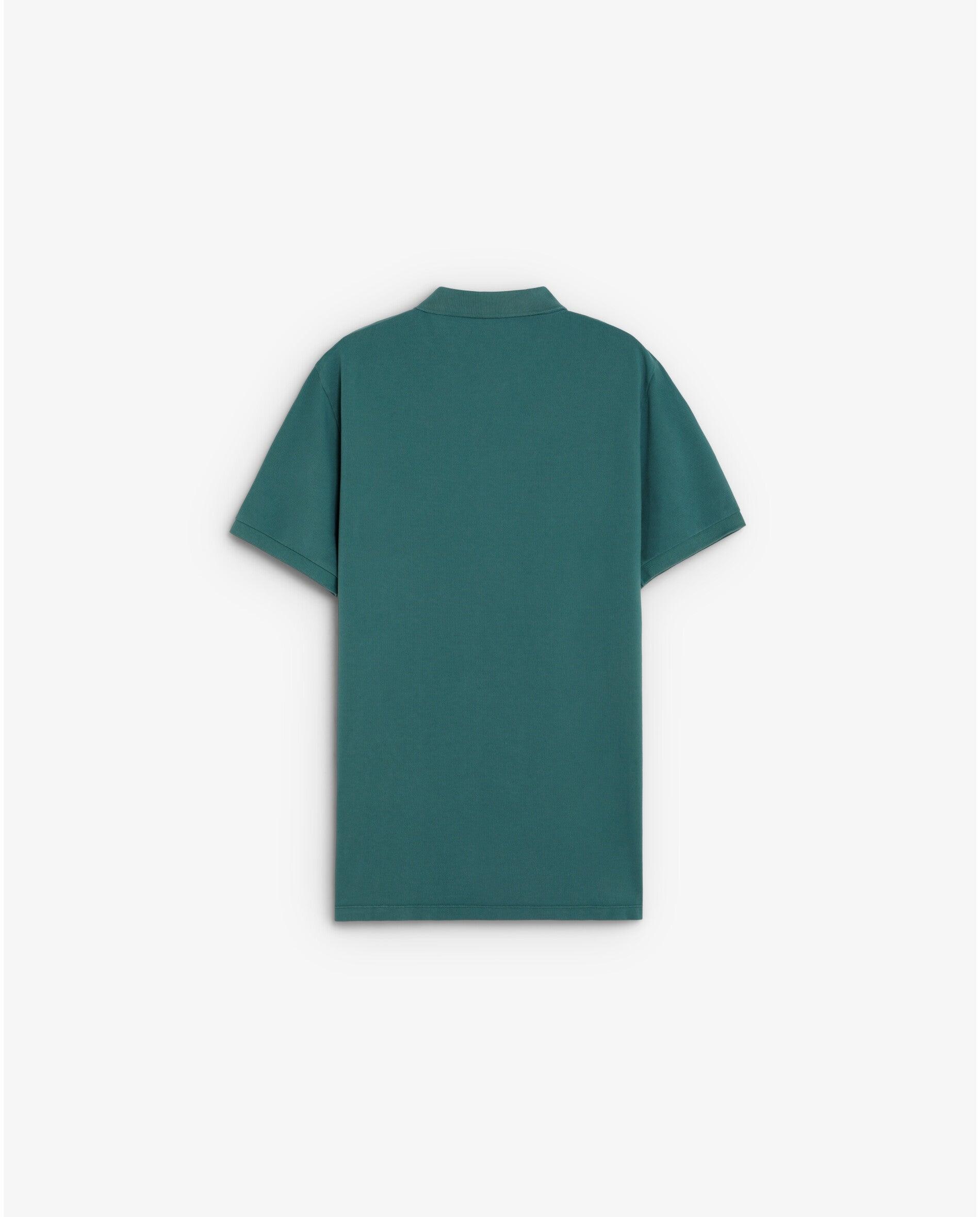 Polo piqué de manga corta de hombre regular fit - Scalpers - Verde morado Verde morado-2