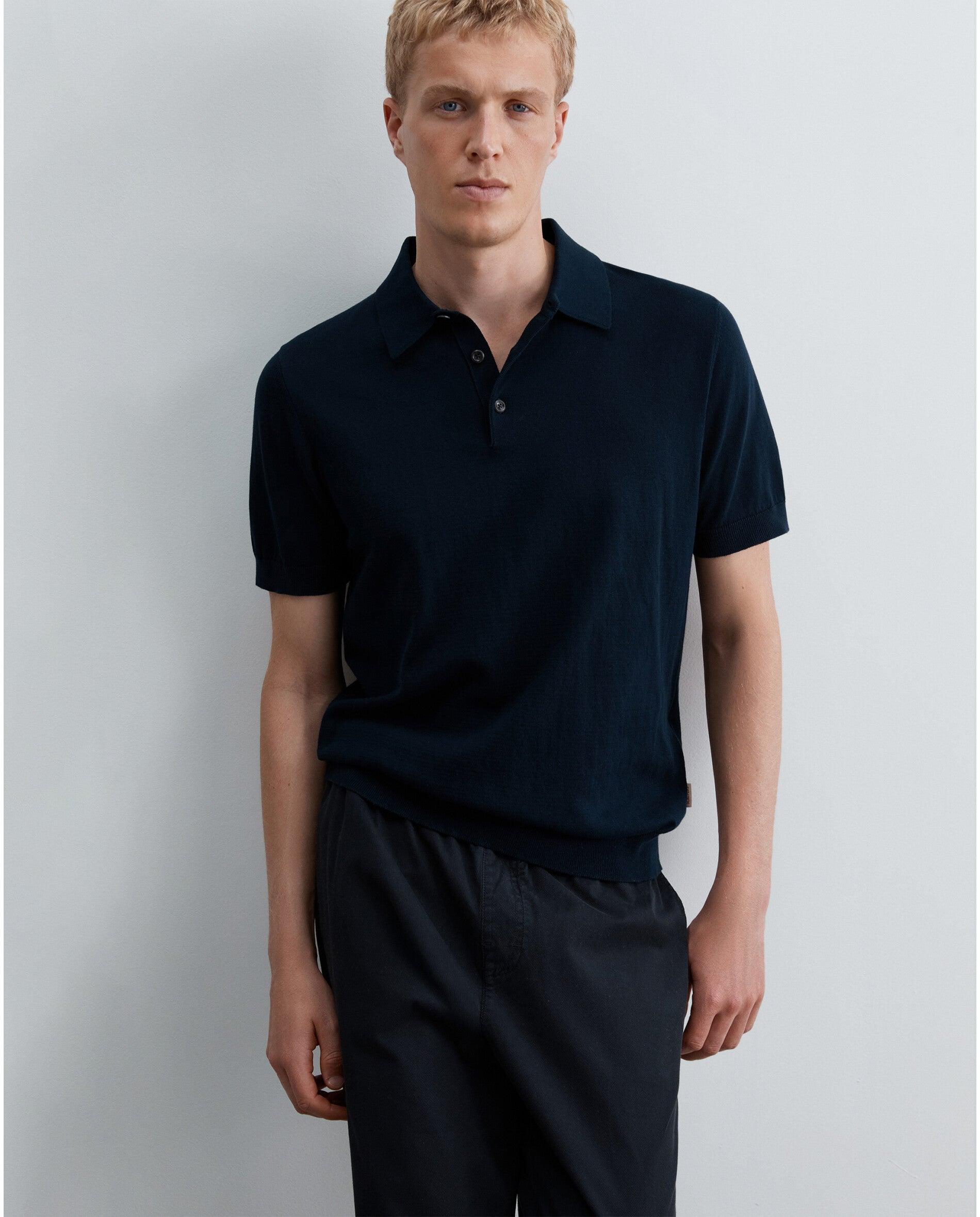 Imagen 1 de Polo de manga corta de hombre en hilatura 100% algodón - Scalpers - Azul Azul