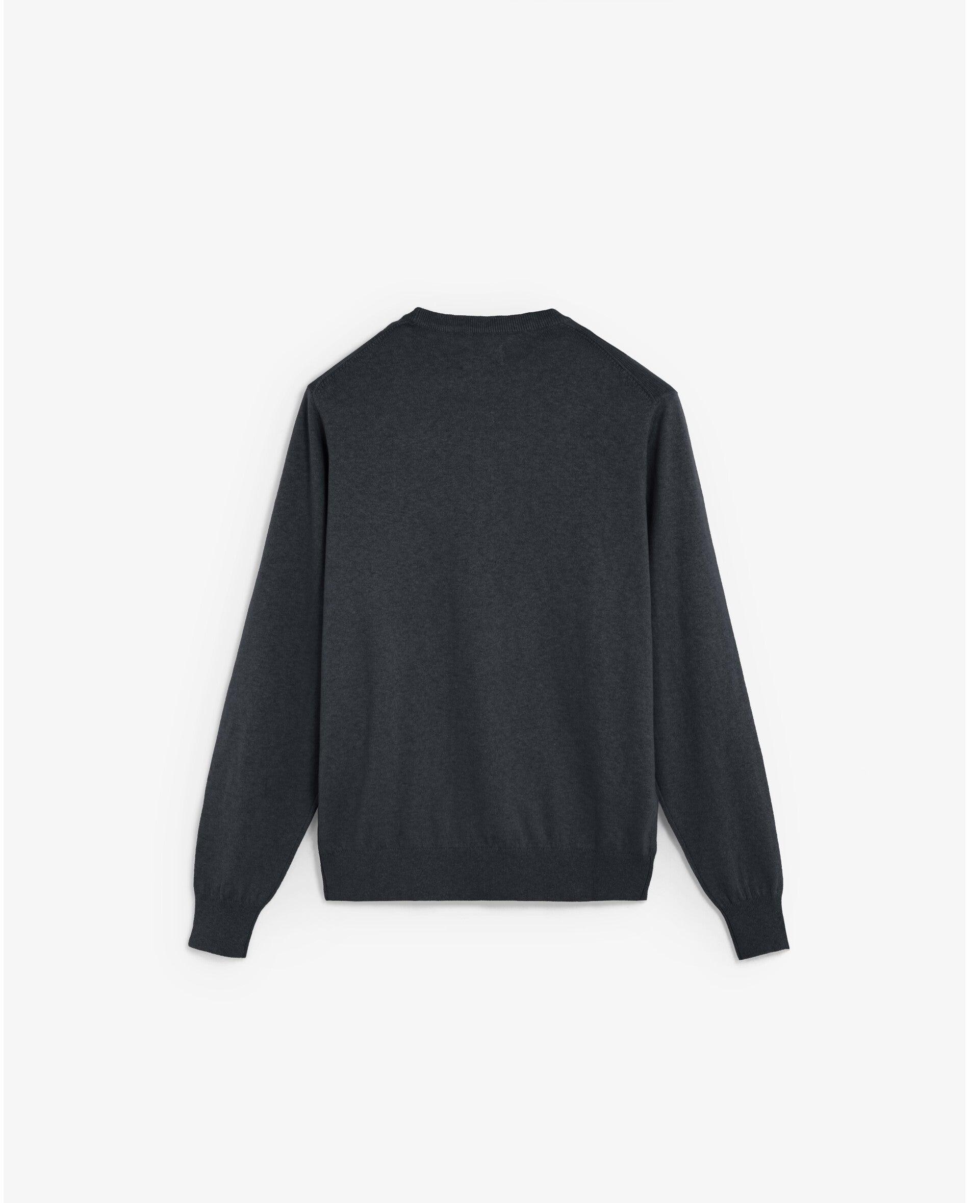 Imagen 6 de Jersey de hombre de punto con cuello redondo y acabados en rib - Scalpers - Azul Azul