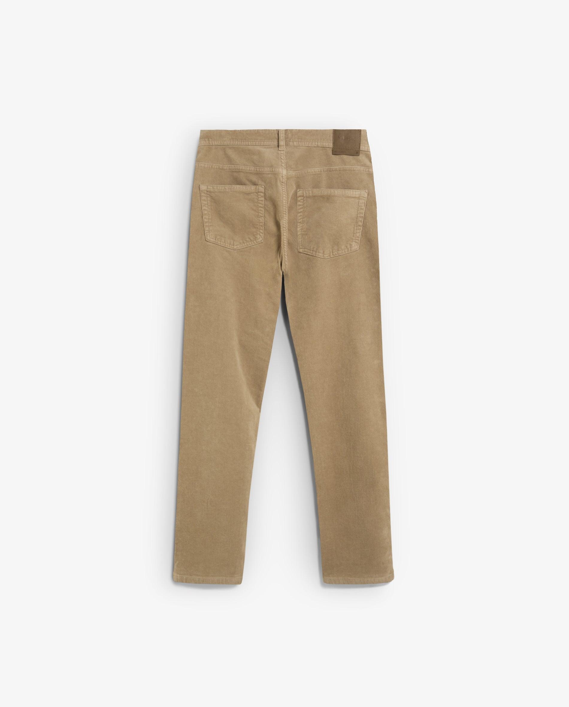 Imagen 2 de Pantalón de pana de hombre regular fit cinco bolsillos - Scalpers - Topo Topo