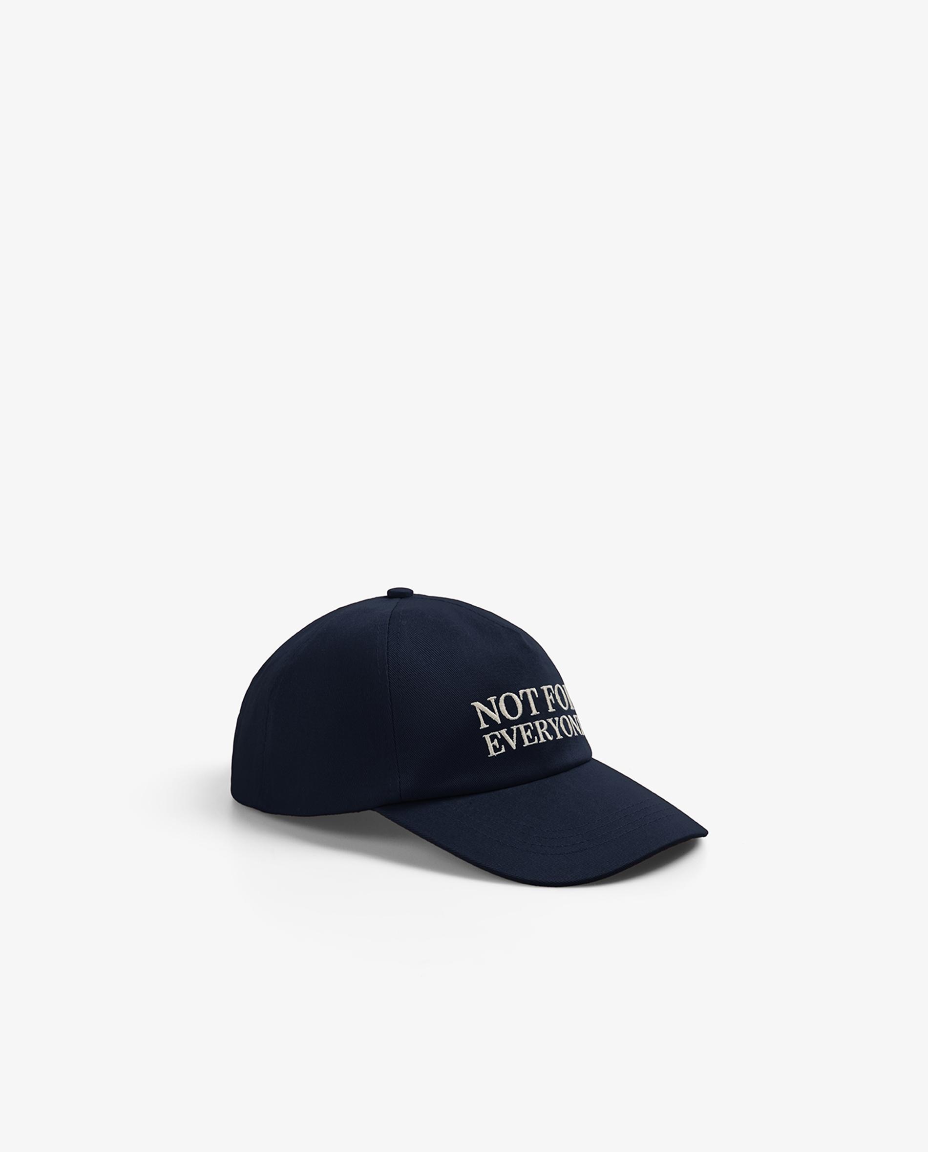 Imagen 0 de Gorra de algodón ajustable con bordado frontal Navy