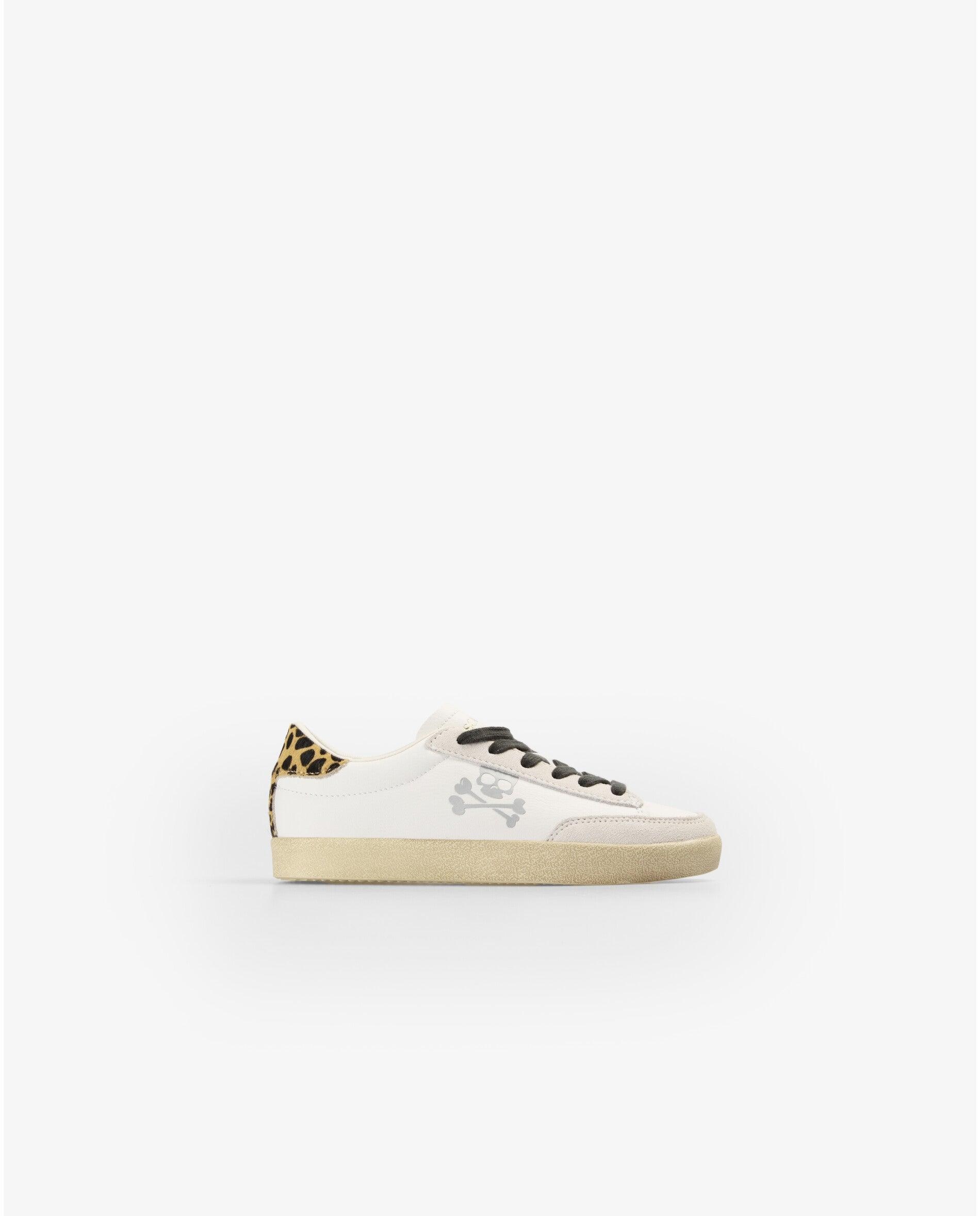 Imagen 0 de Zapatillas deportivas de niña con detalles animal print Blanco