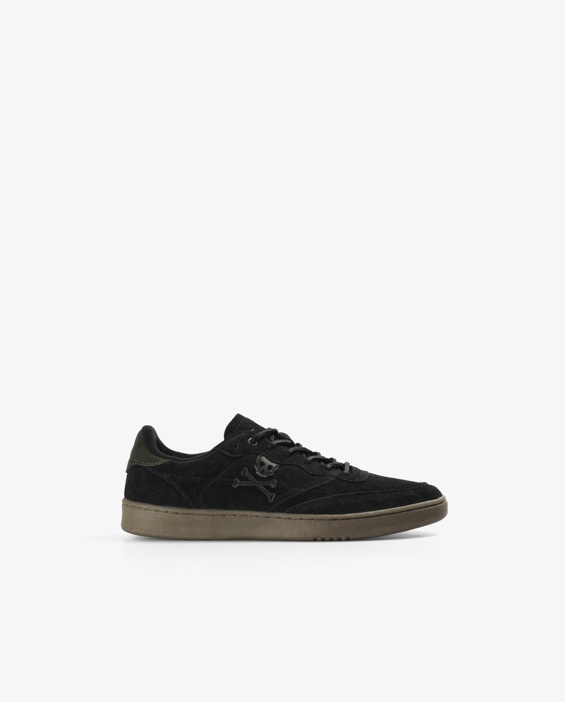 Deportivas de hombre de ante con cierre de cordones - Scalpers - Antracita Antracita-1