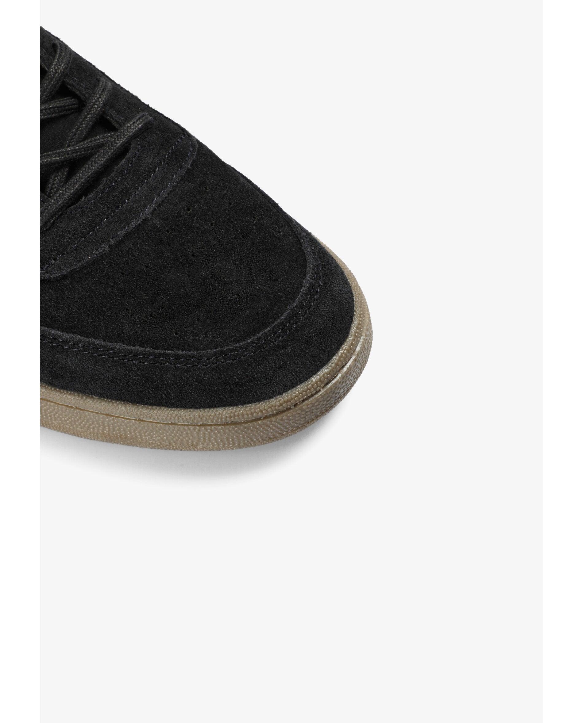 Deportivas de hombre de ante con cierre de cordones - Scalpers - Antracita Antracita-5