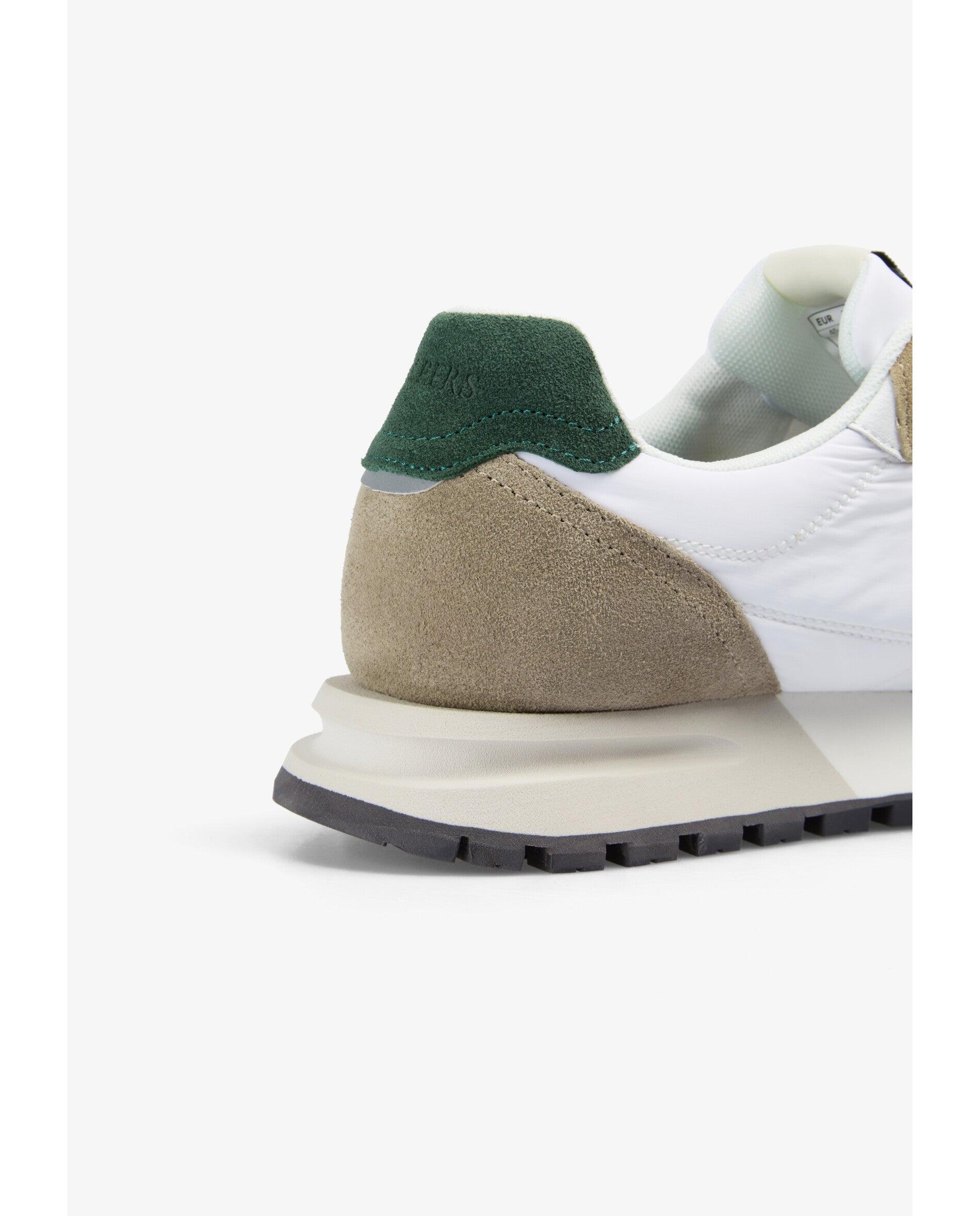 Zapatillas retro de hombre combinadas con suela dentada - Scalpers - Verde oscuro Verde oscuro-7