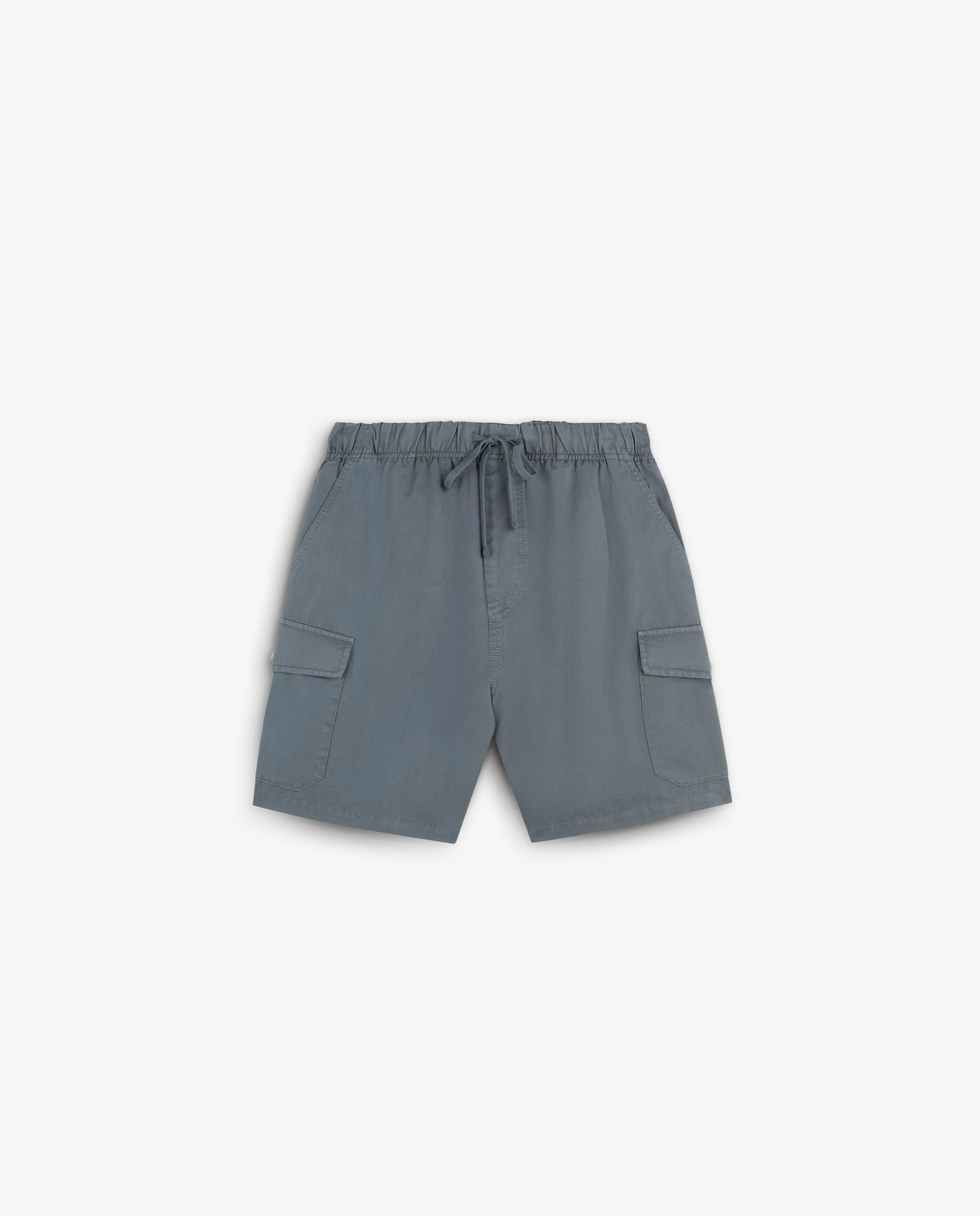 Scalpers - Bermuda cargo de hombre con cintura elástica y cordón de ajuste.