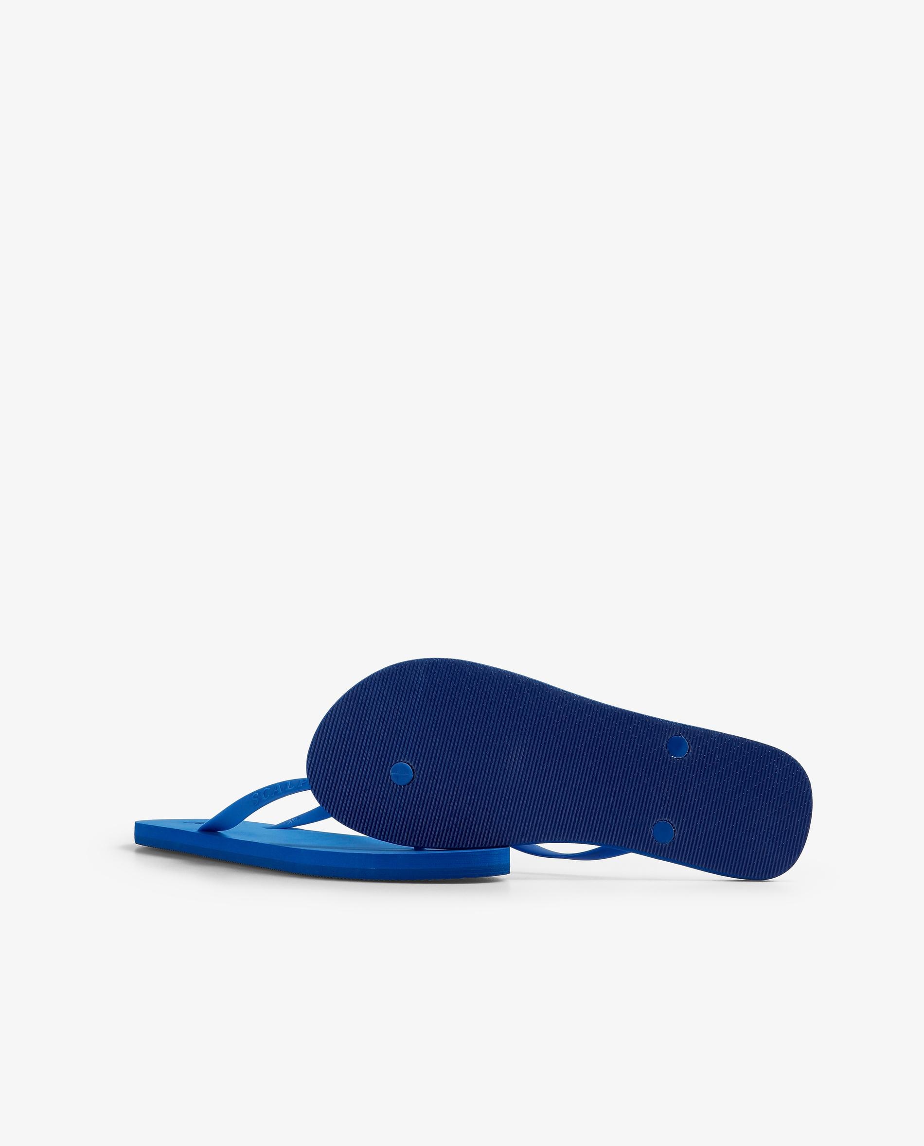 Chanclas de hombre tipo flip-flop con logo en relieve - Scalpers - Azul Azul-4