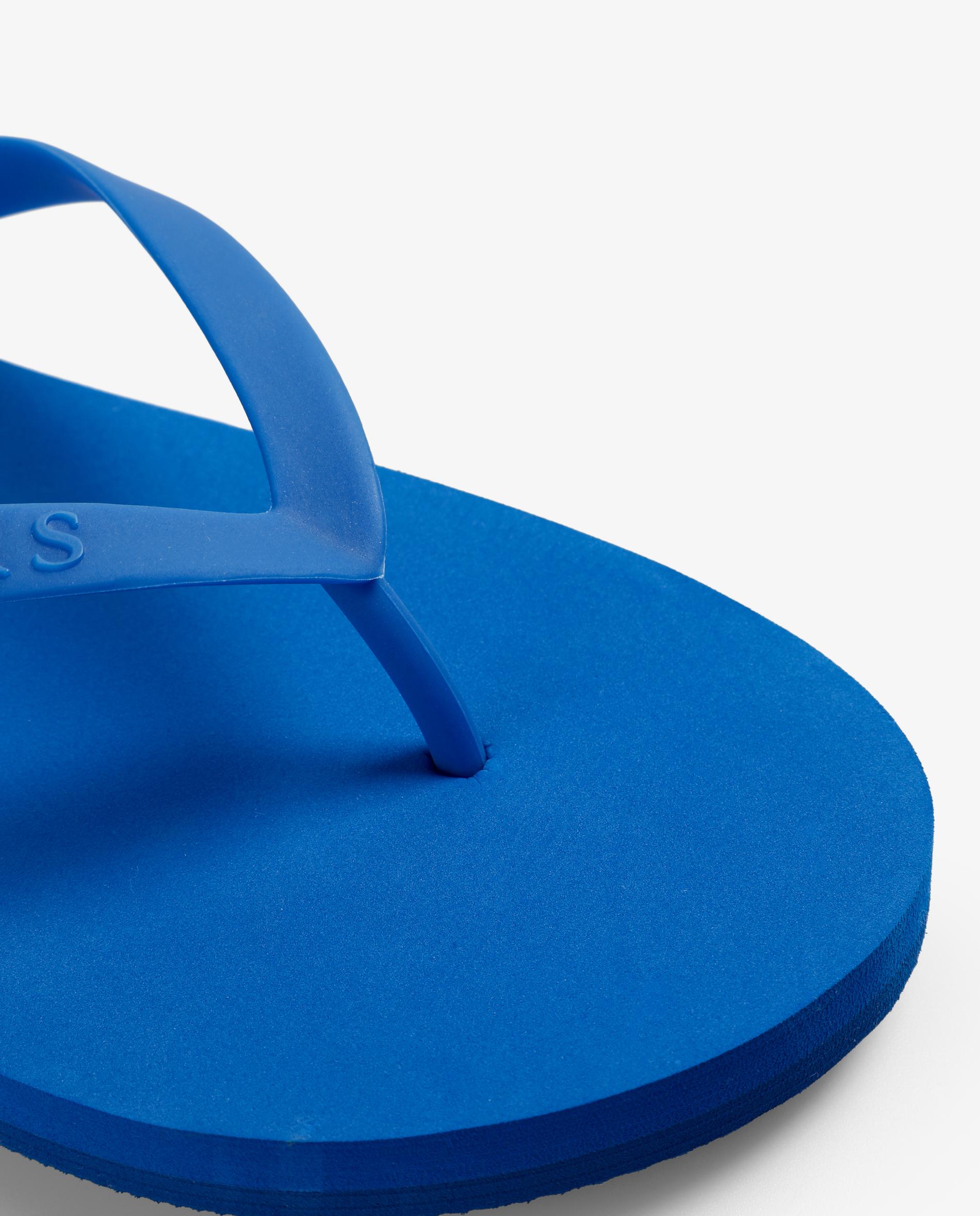 Chanclas de hombre tipo flip-flop con logo en relieve - Scalpers - Azul Azul-5