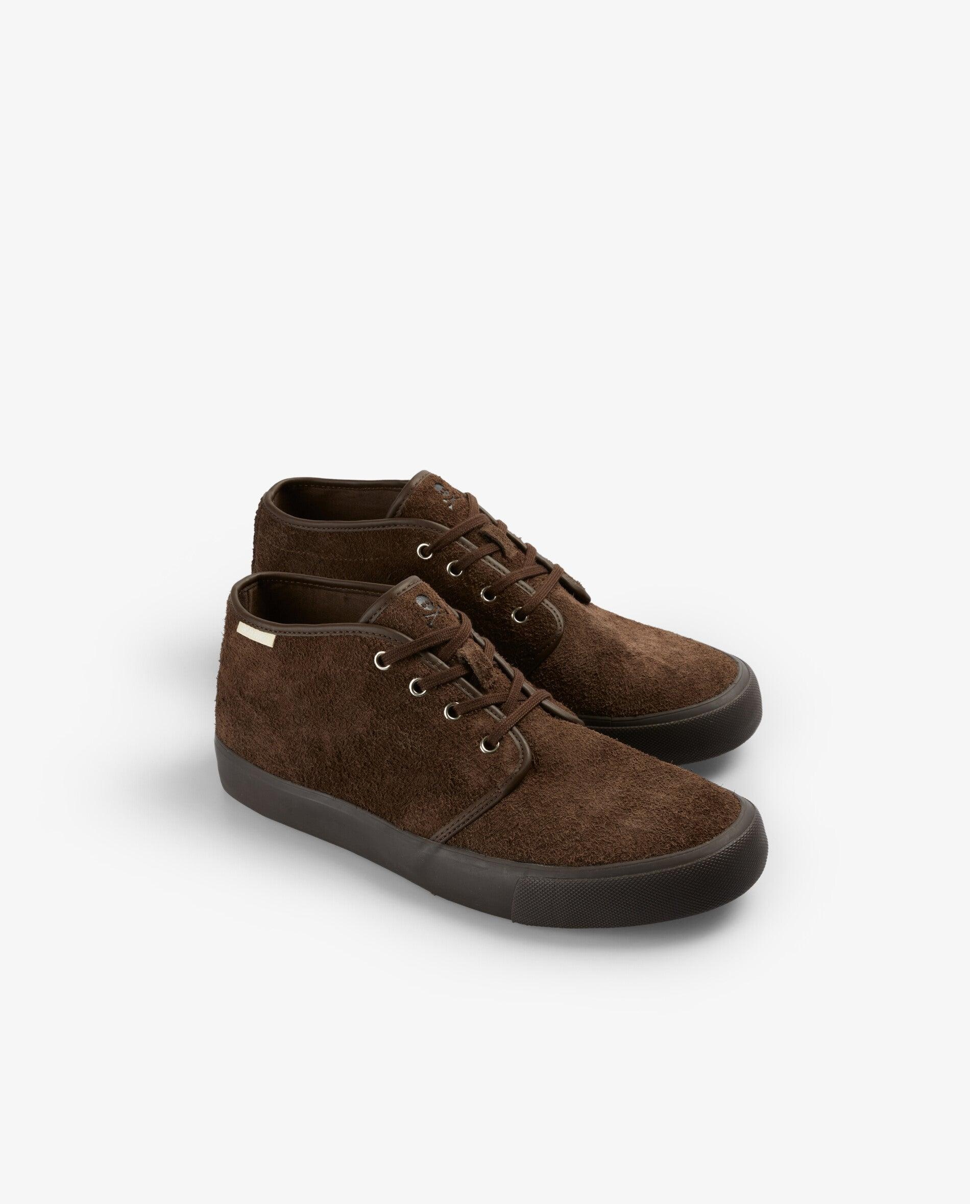 Botas de hombre de ante - Scalpers - Marrón Marrón-3