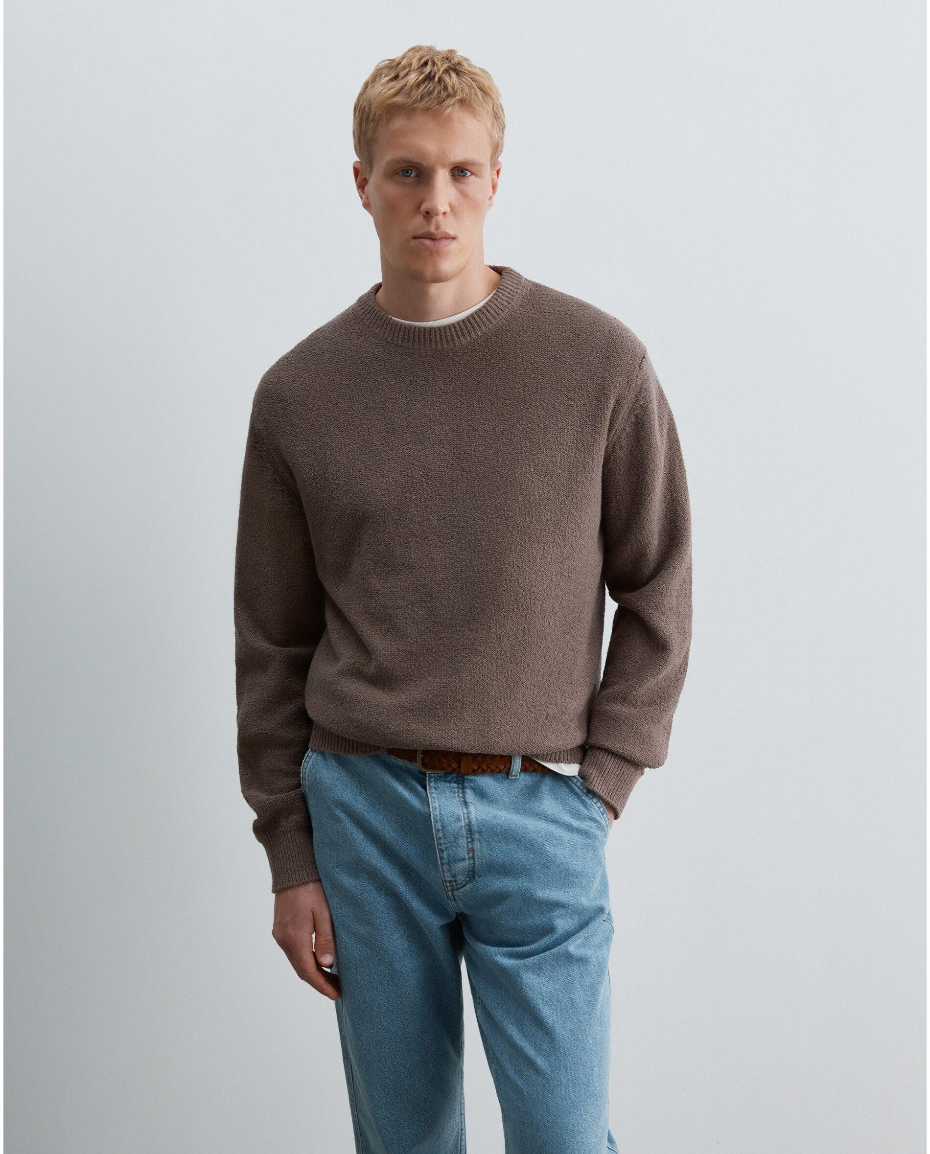 Jersey de hombre con cuello redondo y acabado texturizado - Scalpers - Acacia Acacia-1