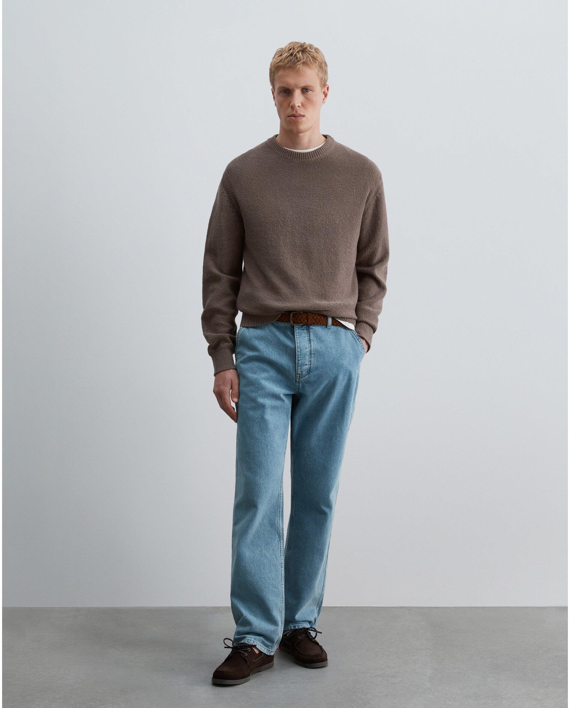 Jersey de hombre con cuello redondo y acabado texturizado - Scalpers - Acacia Acacia-3