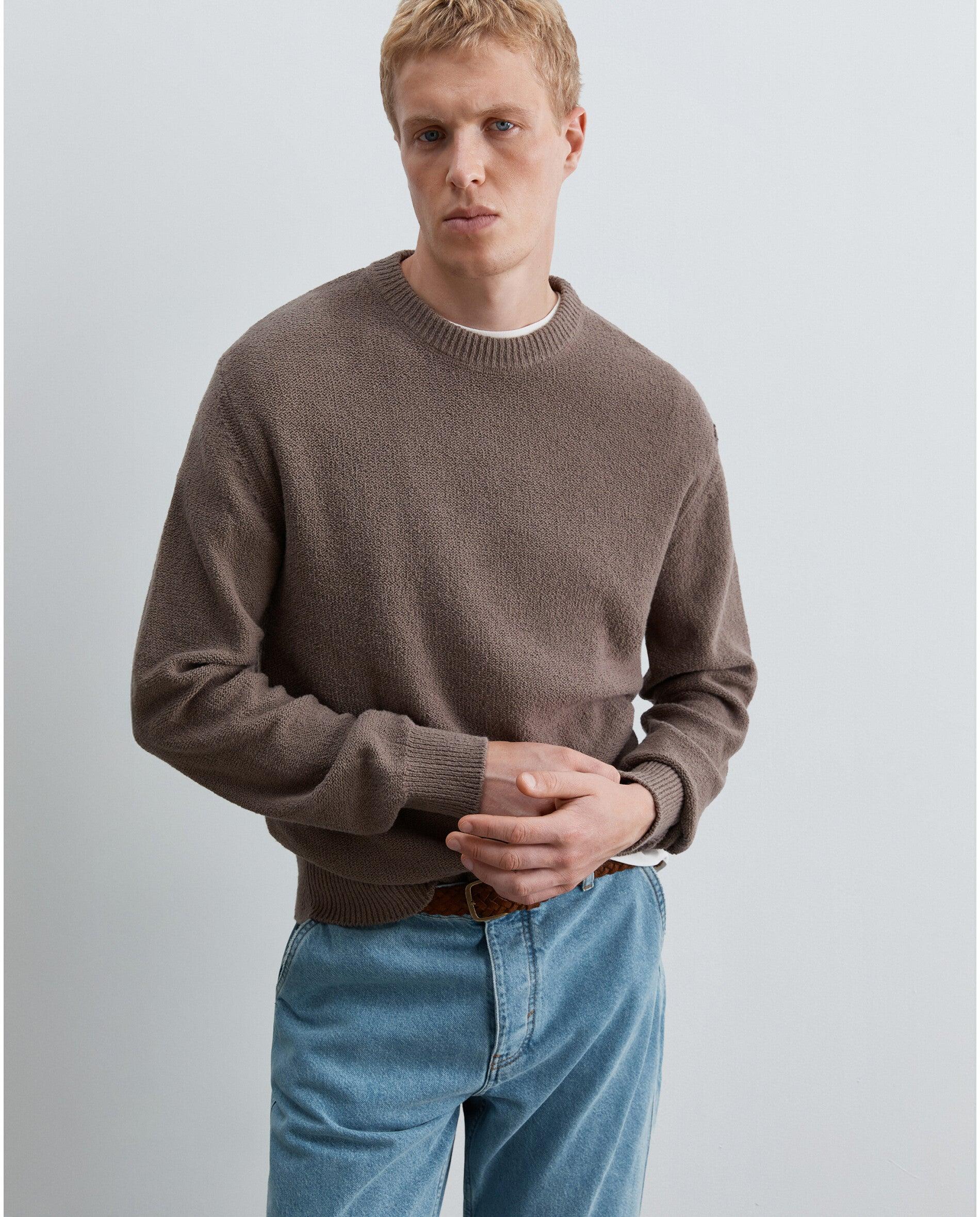Jersey de hombre con cuello redondo y acabado texturizado - Scalpers - Acacia Acacia-4