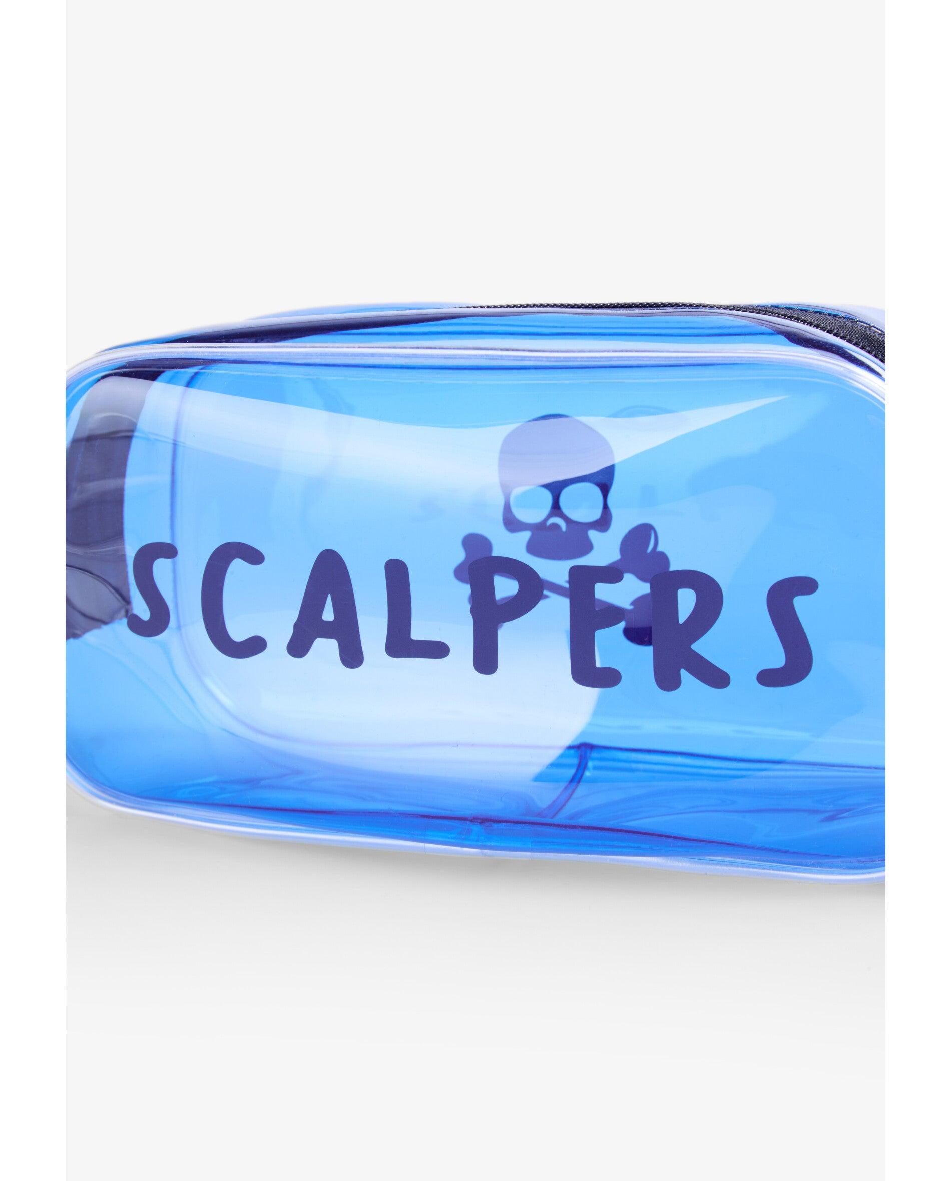 Neceser de niño transparente con cremallera - Scalpers - Navy Navy-6