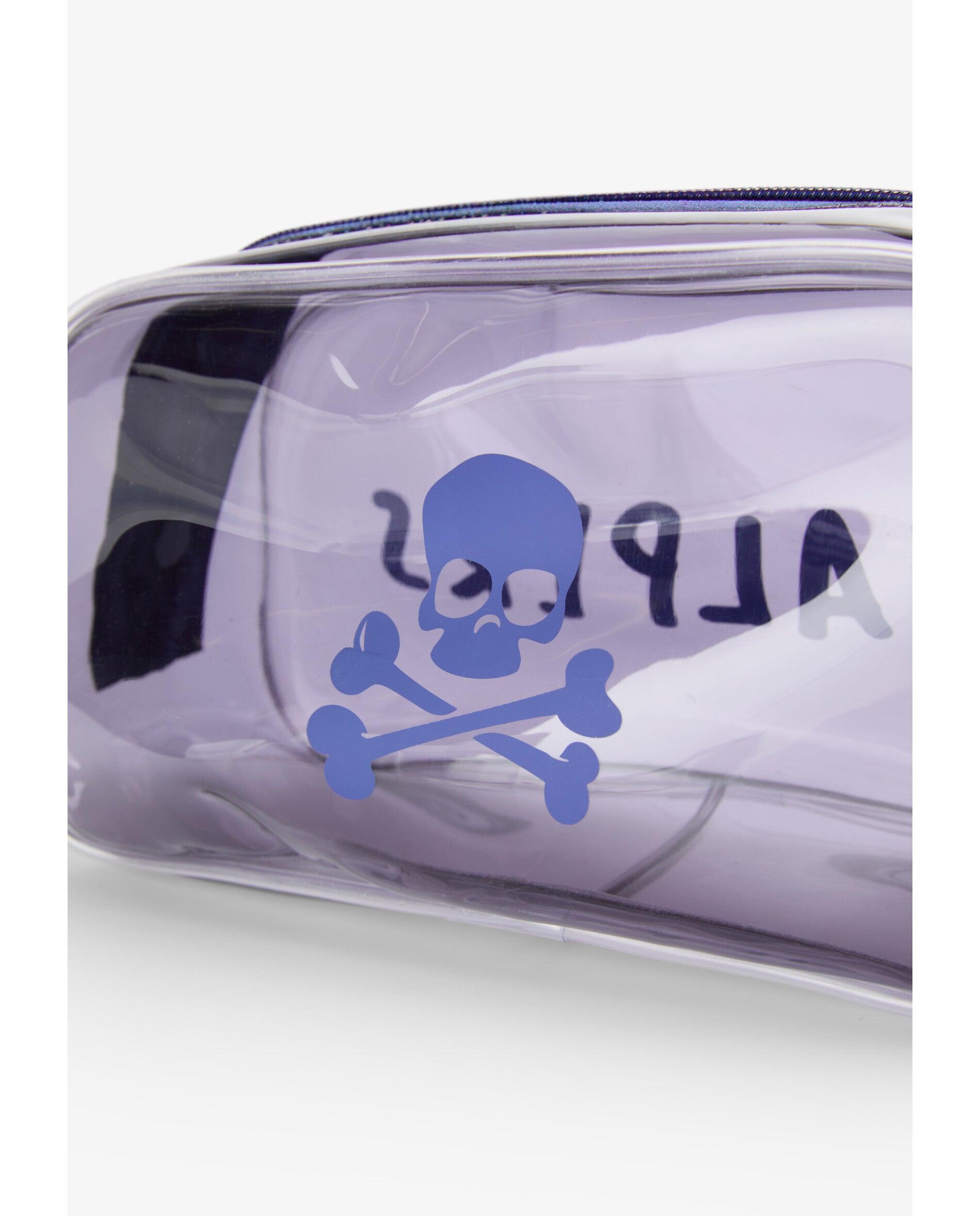 Neceser de niño transparente con cremallera - Scalpers - Gris Gris-5