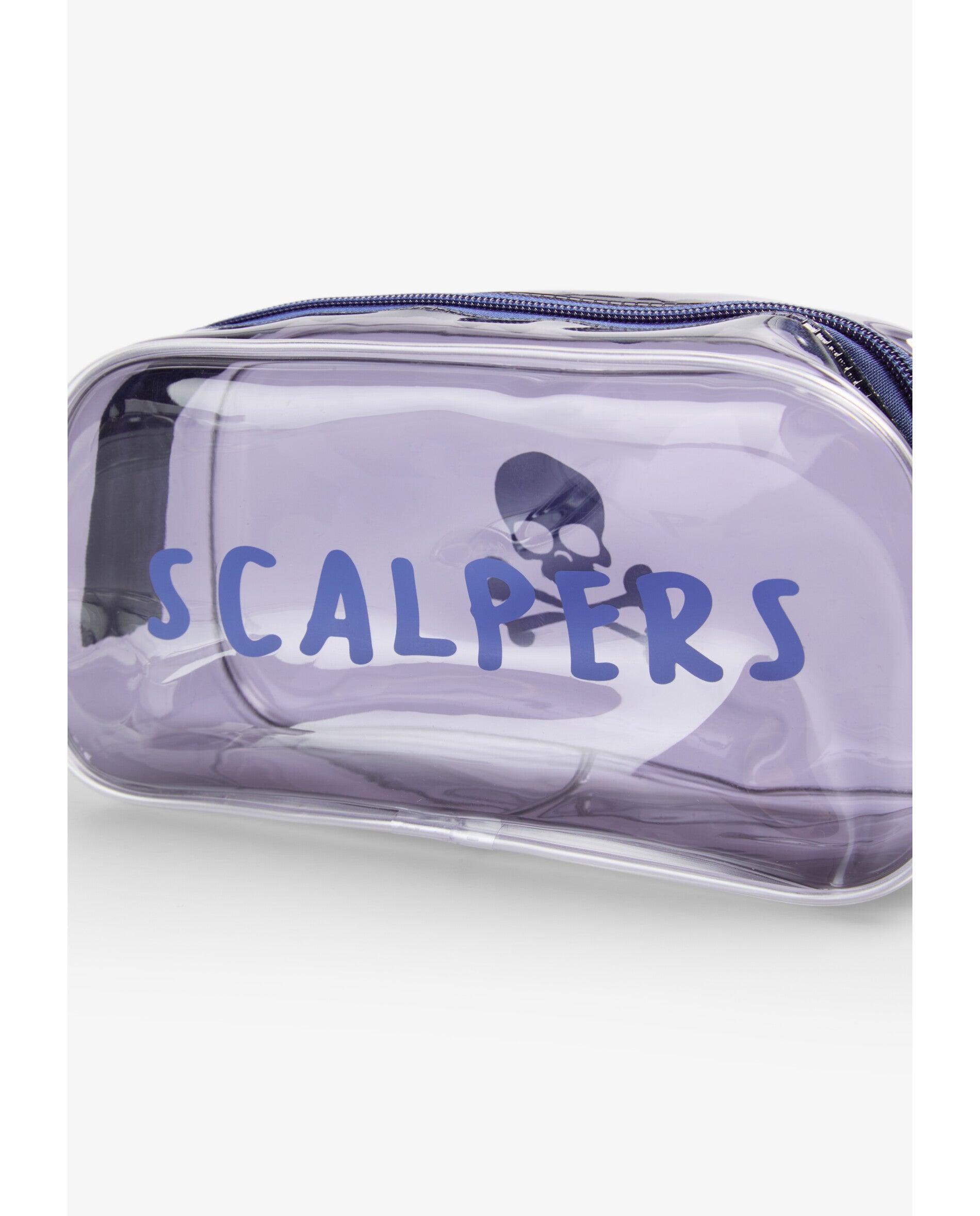 Neceser de niño transparente con cremallera - Scalpers - Gris Gris-6