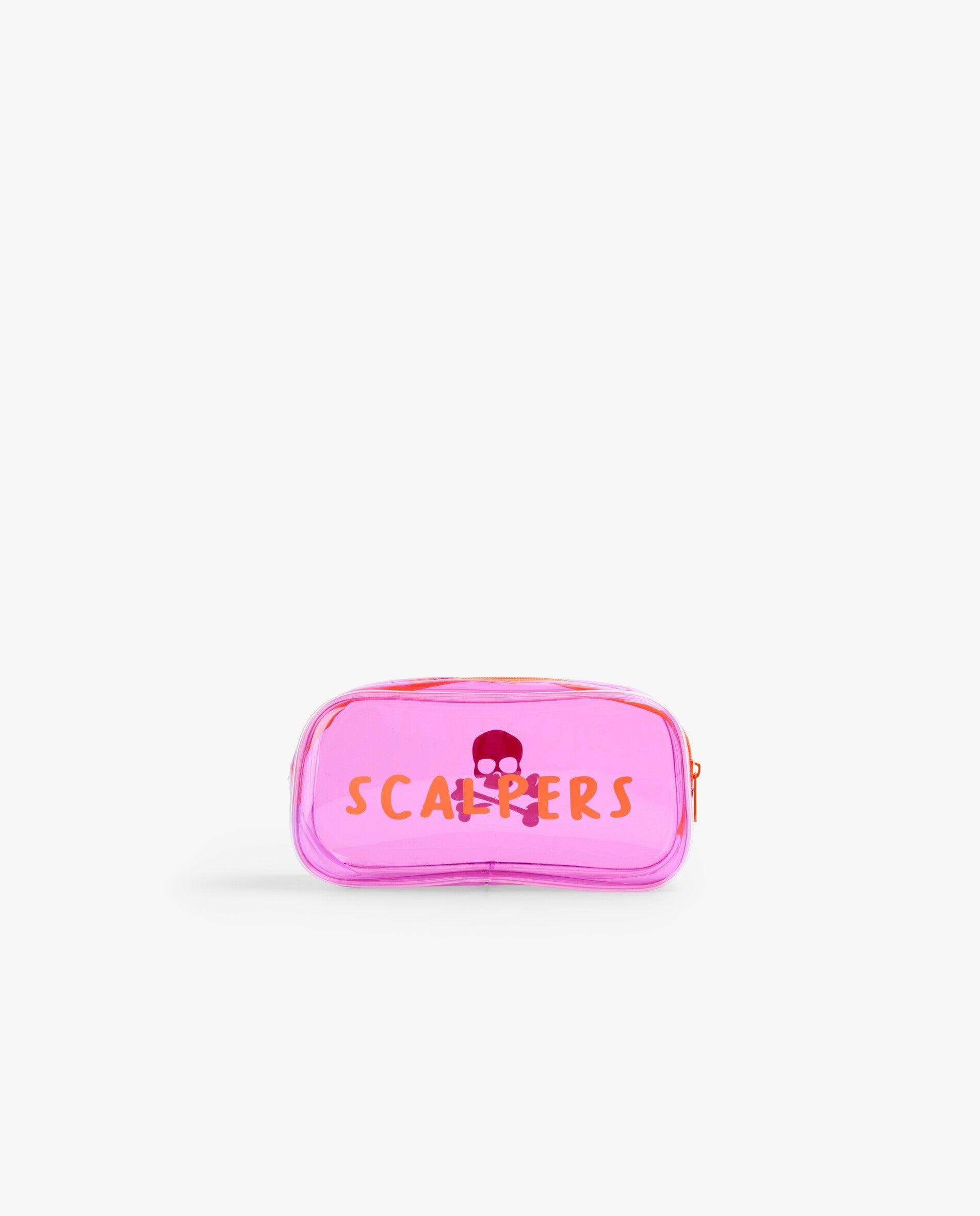 Neceser de niña transparente con cremallera - Scalpers - Purpura Purpura-1