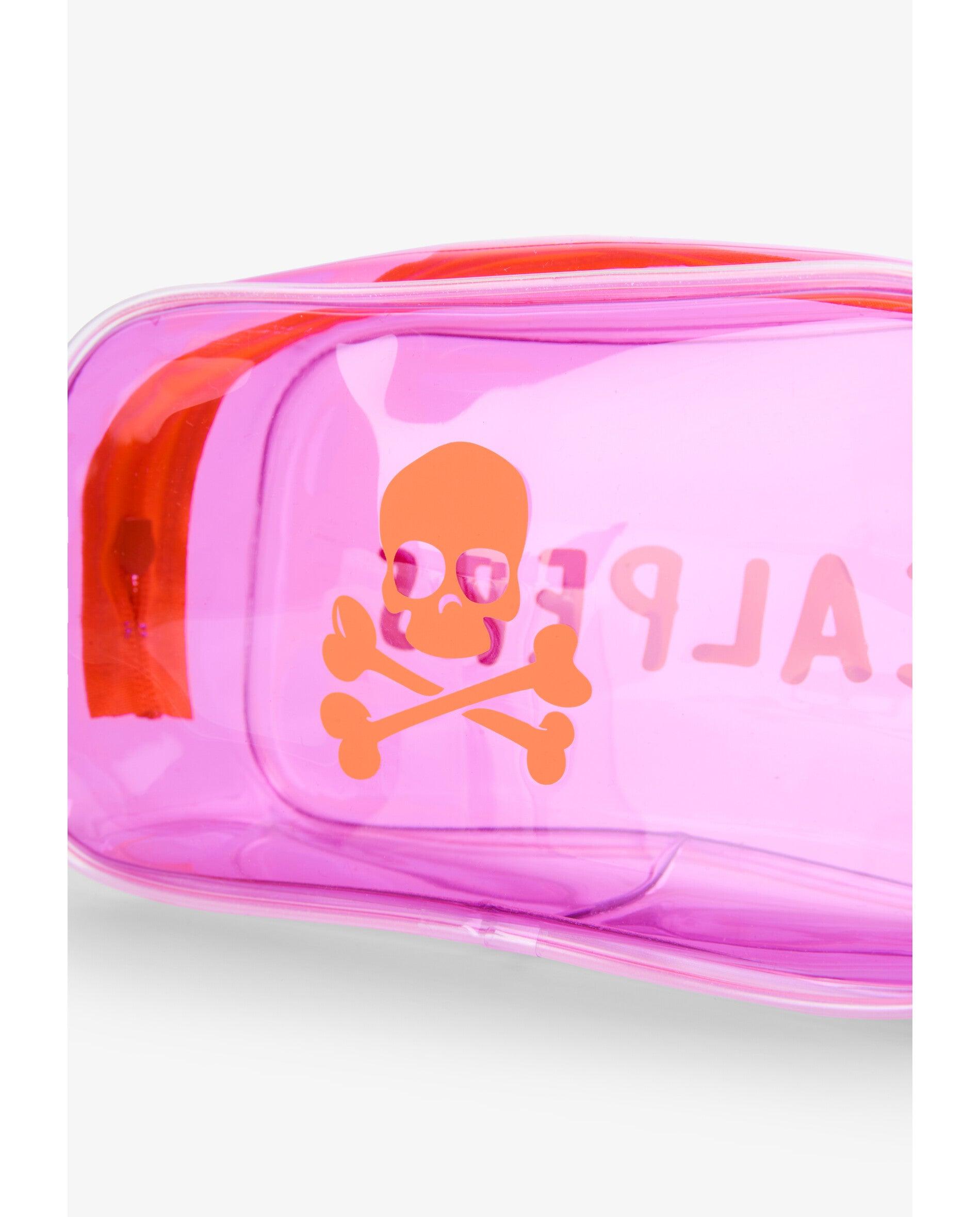 Neceser de niña transparente con cremallera - Scalpers - Purpura Purpura-5