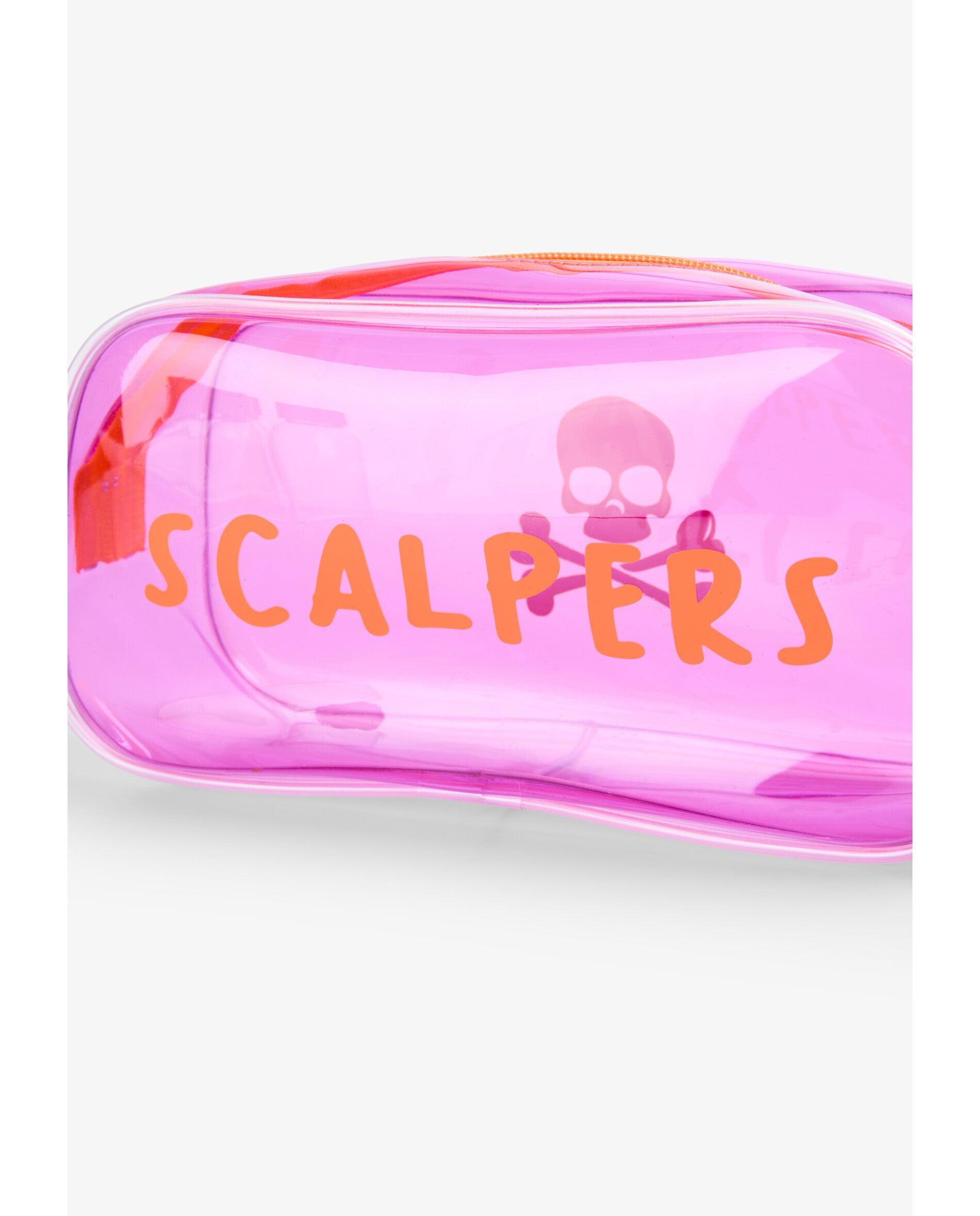 Neceser de niña transparente con cremallera - Scalpers - Purpura Purpura-6