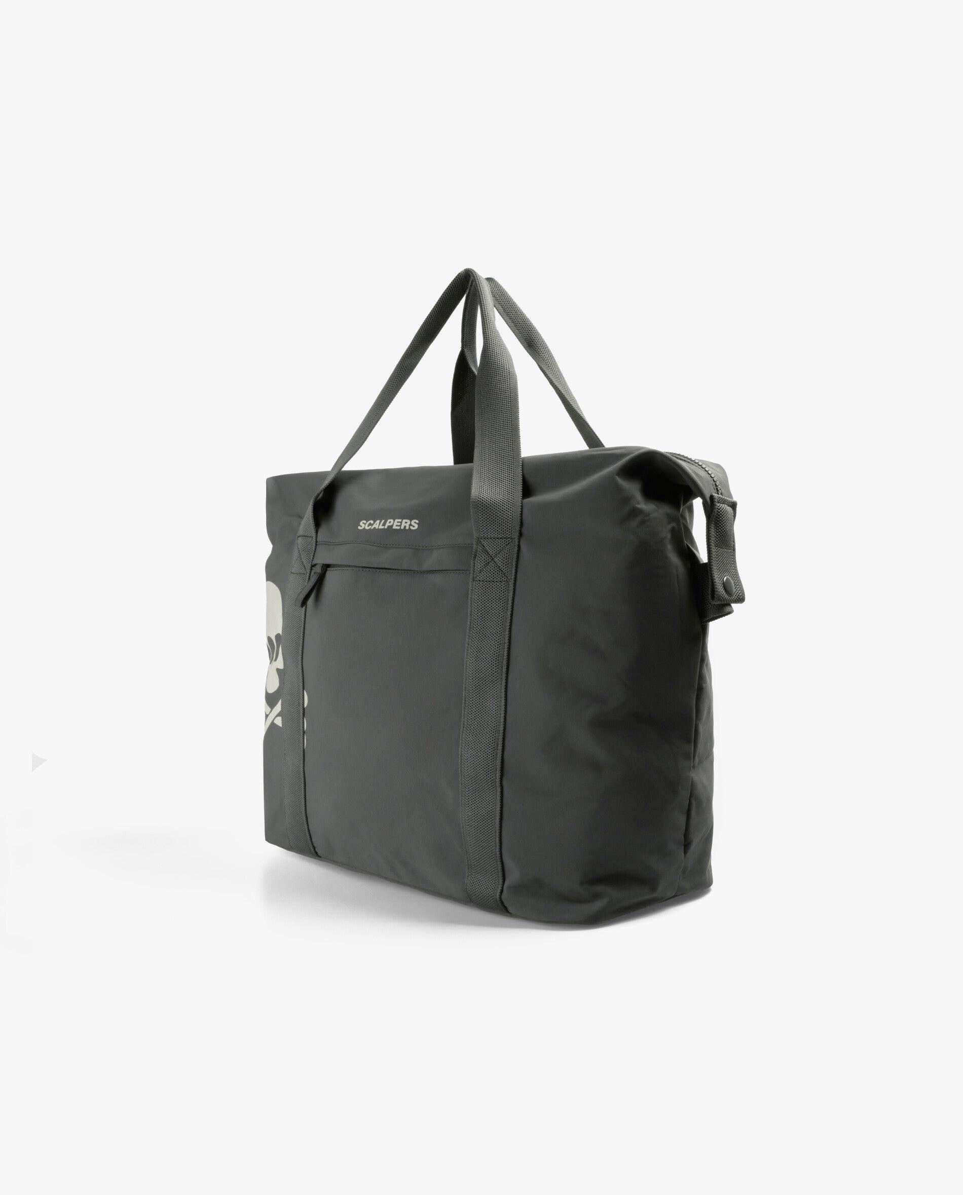 Bolsa de niño de viaje en tejido técnico con calavera lateral - Scalpers - Antracita Antracita-2