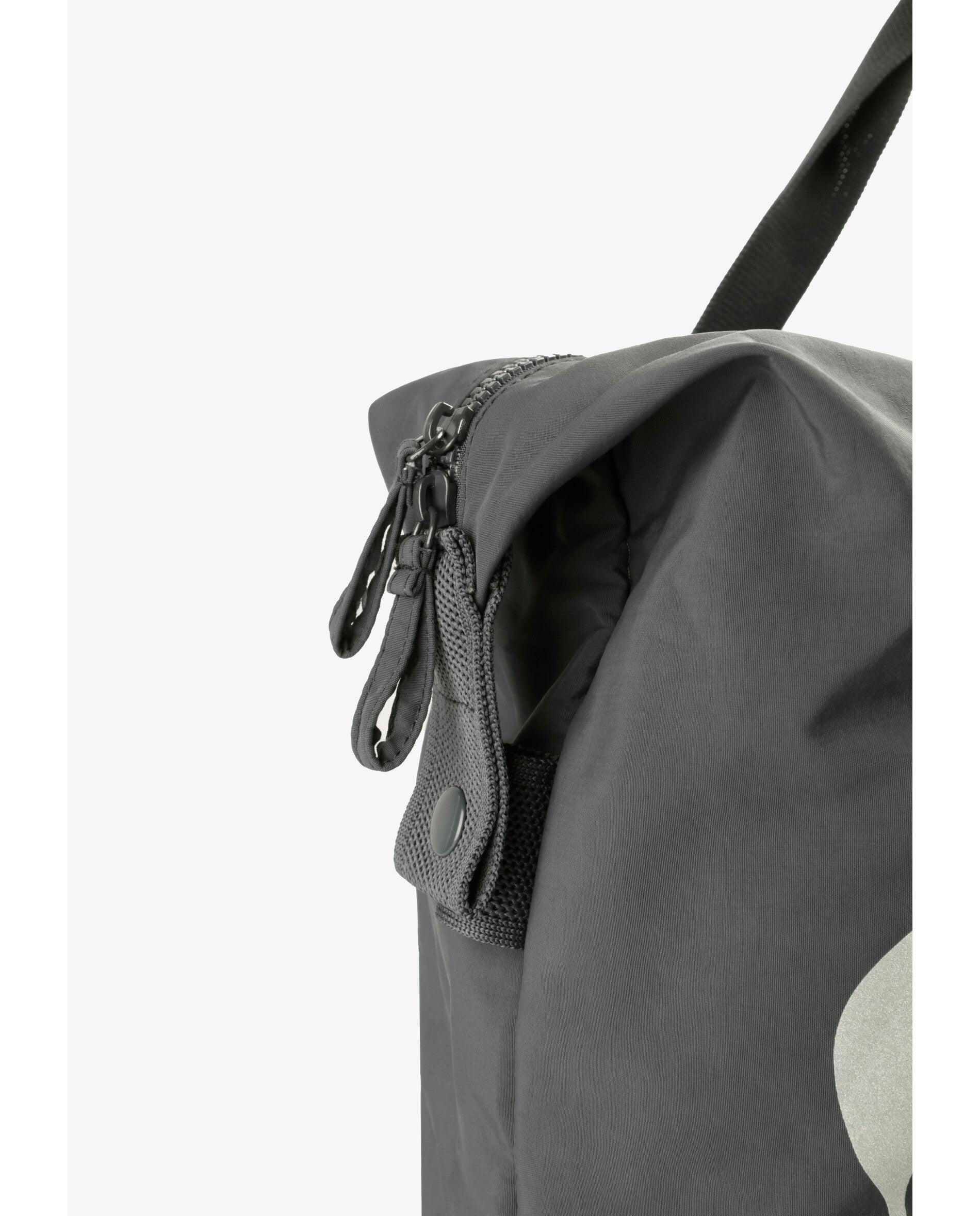 Bolsa de niño de viaje en tejido técnico con calavera lateral - Scalpers - Antracita Antracita-5