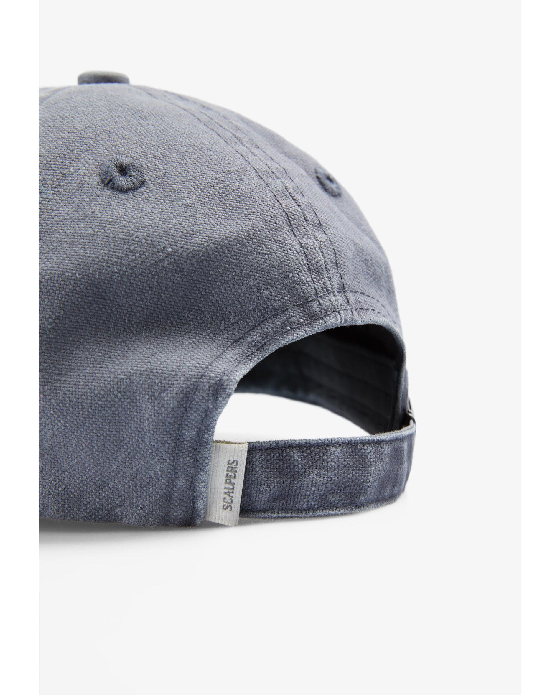 Gorra de niño ajustable con calavera bordada - Scalpers - Índigo Índigo-4