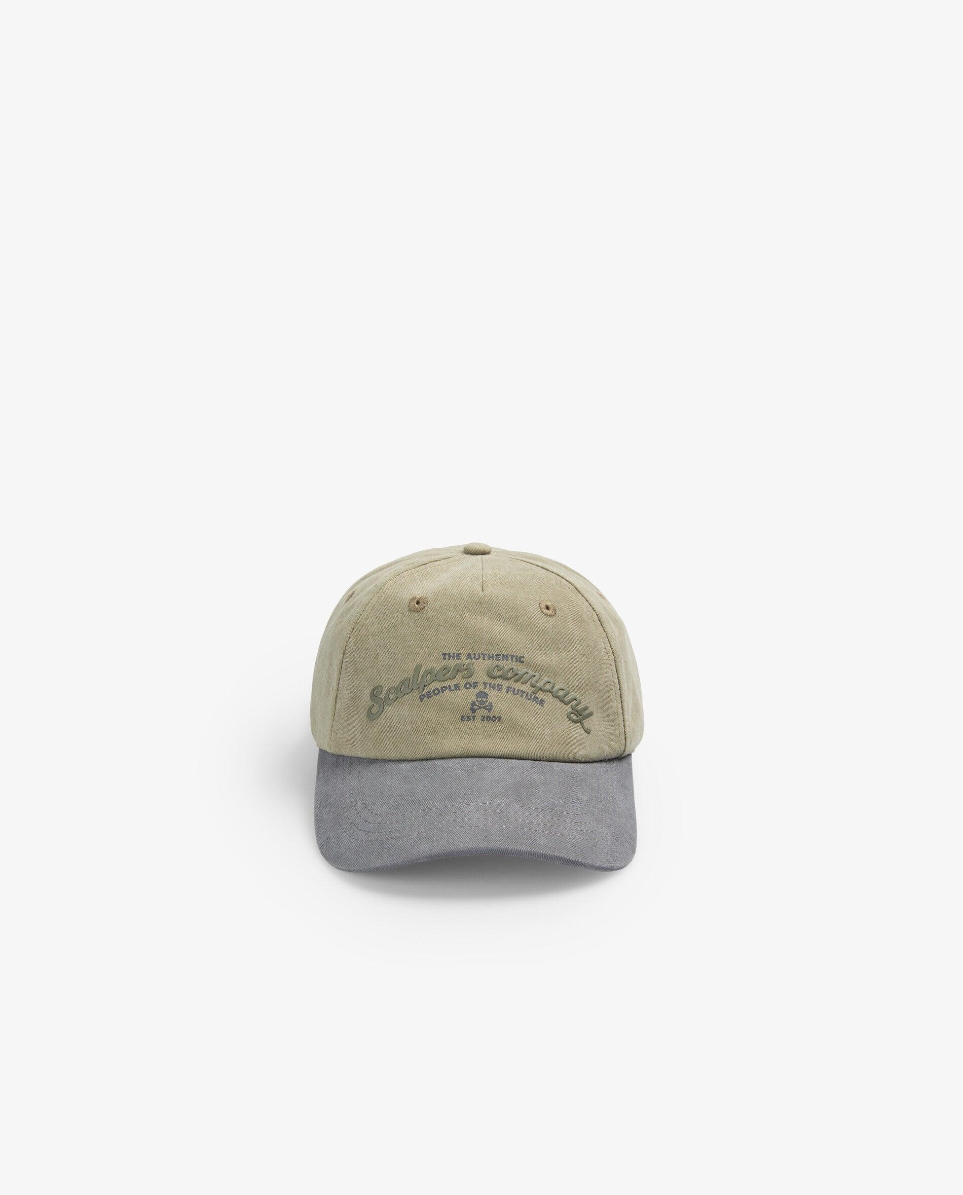Gorra de niño ajustable con visera a contraste - Scalpers - Kaki Kaki-3