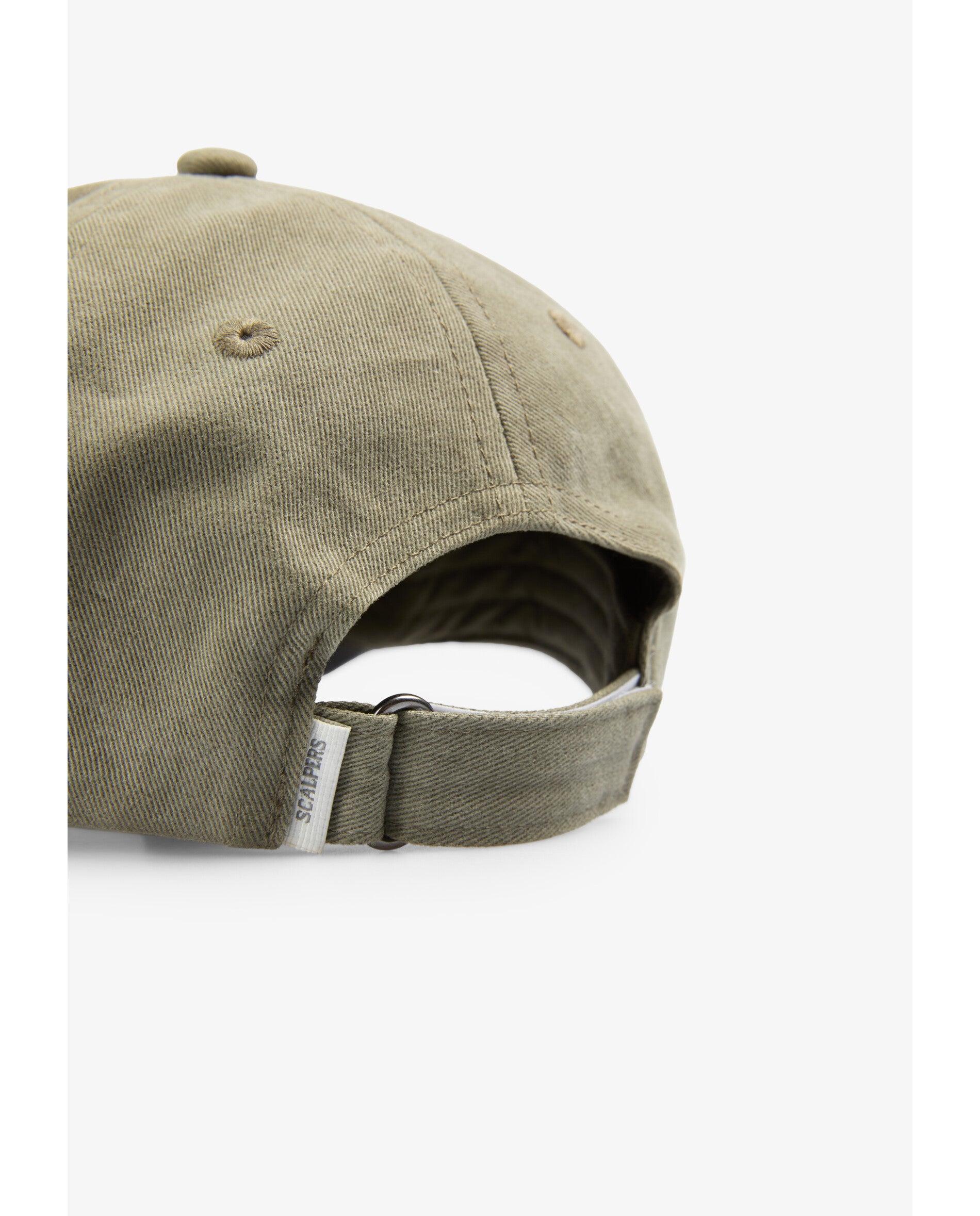 Gorra de niño ajustable con visera a contraste - Scalpers - Kaki Kaki-4