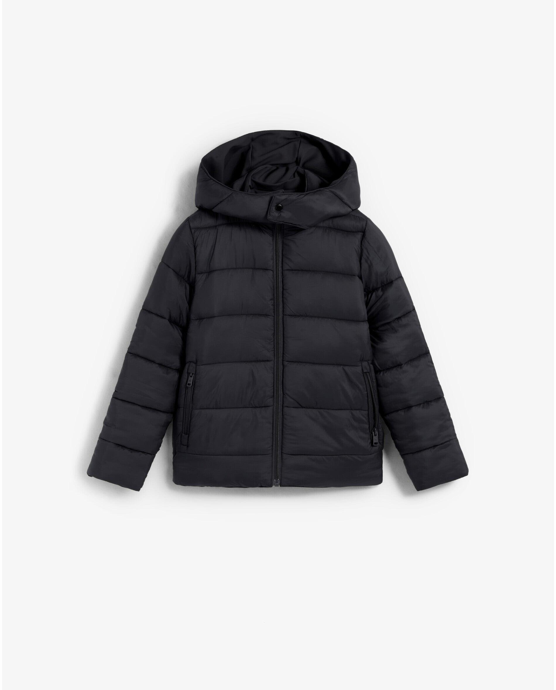 Imagen 0 de Plumífero de niño reversible con capucha desmontable Navy
