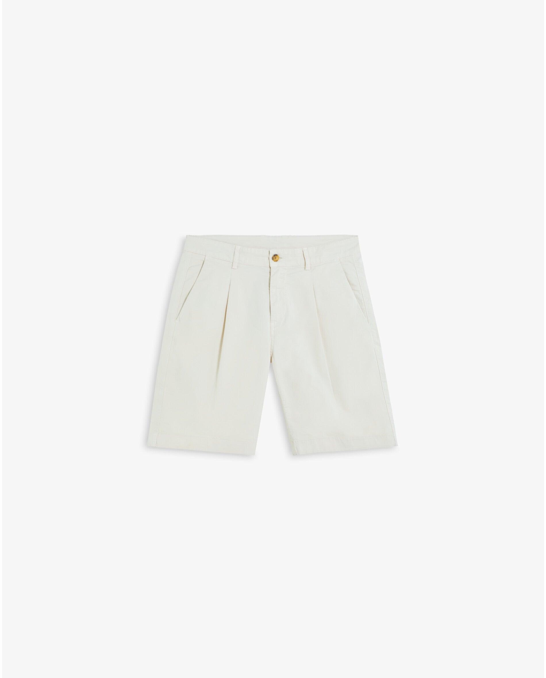Scalpers - Pantalón corto chino de hombre con pinzas ligeramente elástico.