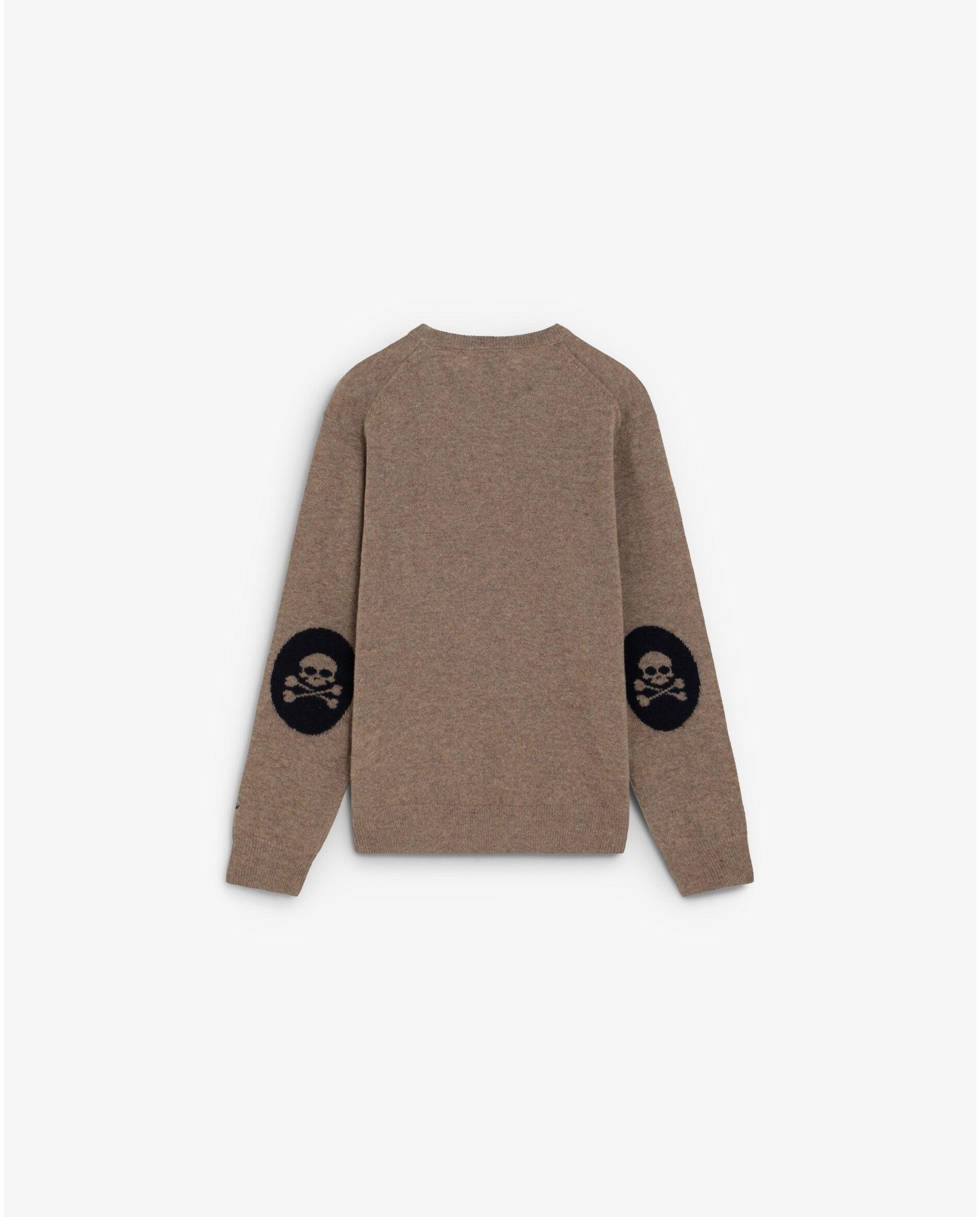 Jersey de niño con parches de calavera a contraste en los codos - Scalpers - Topo Topo-2