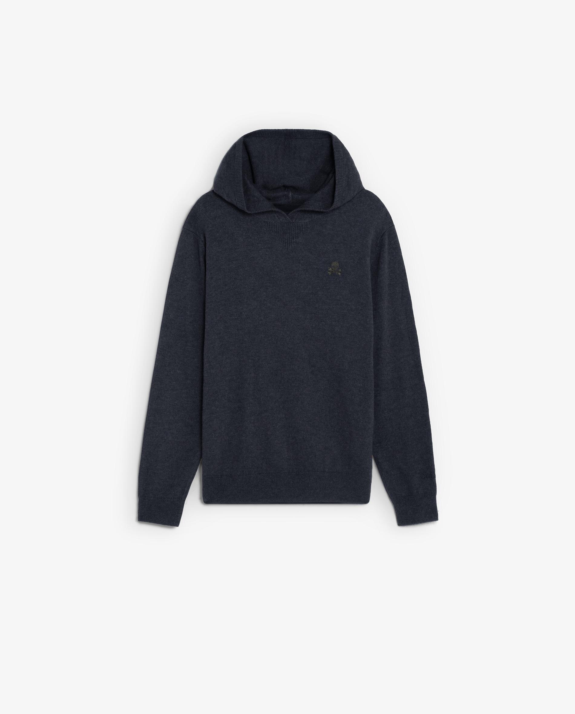 Jersey de niño de punto fino con capucha - Scalpers - Navy Navy-1