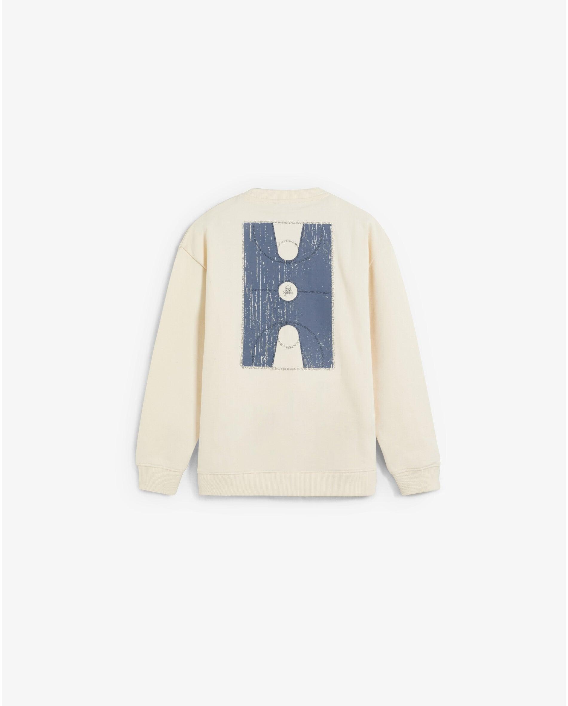 Imagen 2 de Sudadera de niño con bolsillo canguro y estampado trasero - Scalpers - Blanco Blanco