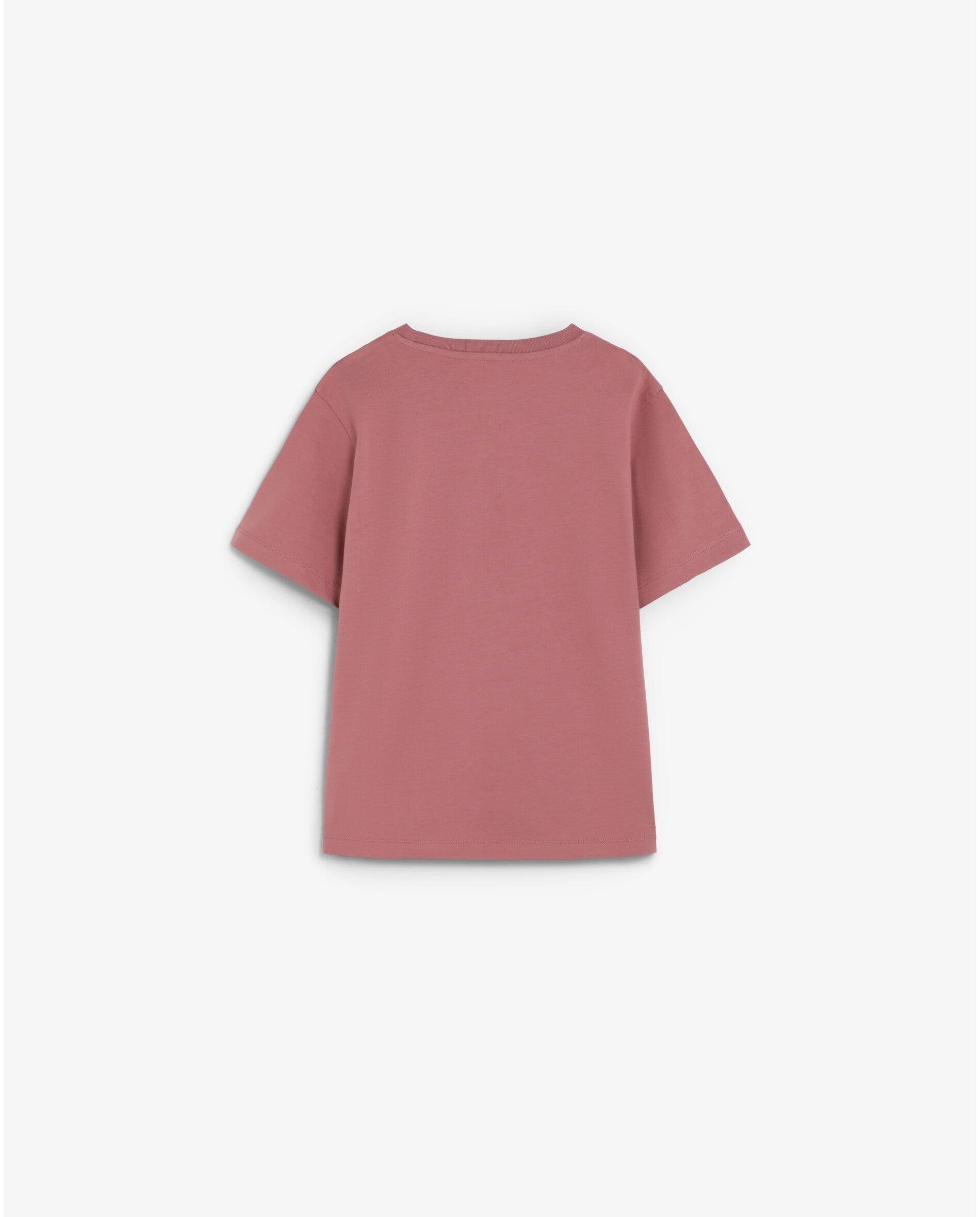 Camiseta de niño regular fit con calavera frontal estampada - Scalpers - Burdeos Burdeos-2