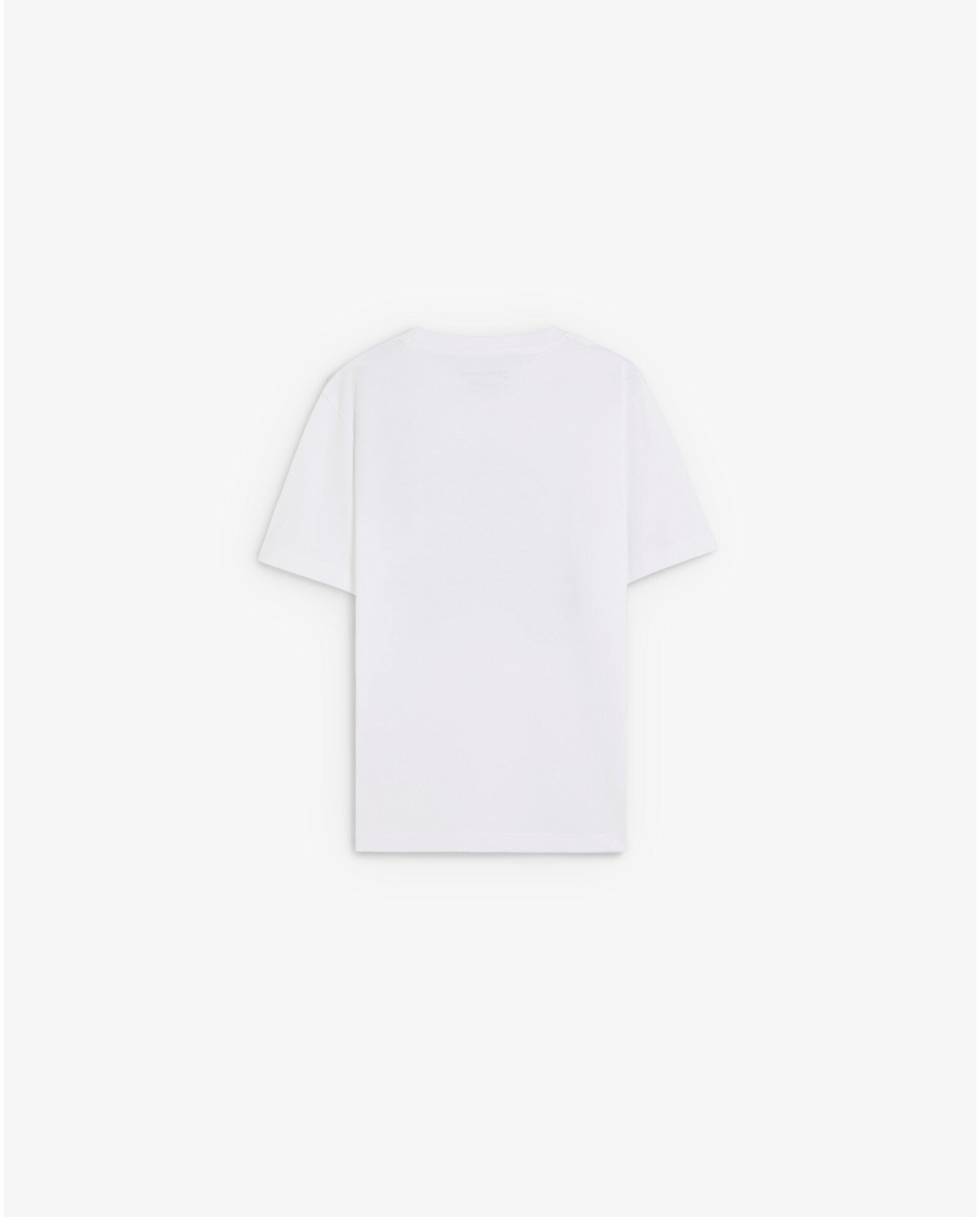 Camiseta de niño regular fit con calavera frontal estampada - Scalpers - Blanco Blanco-2