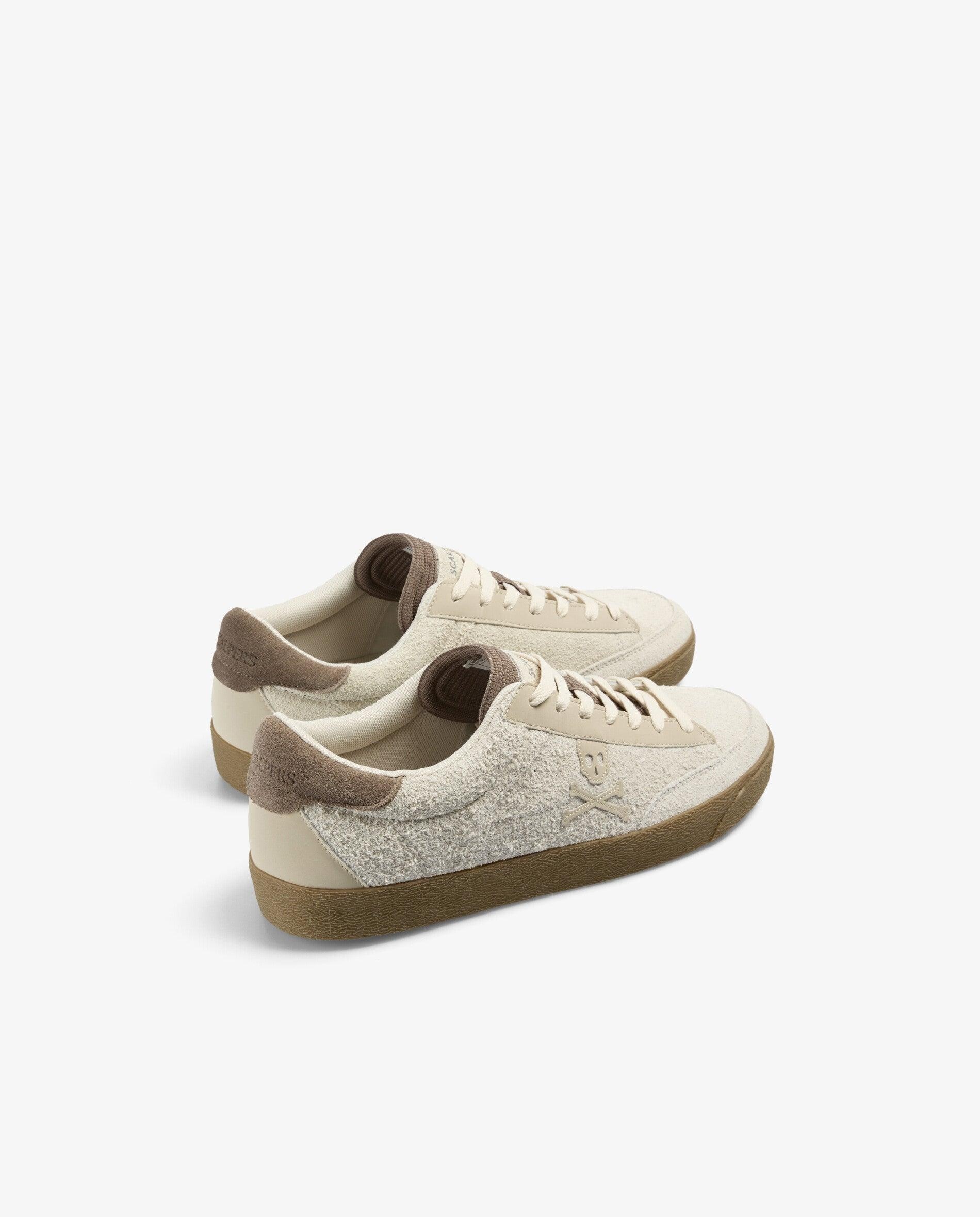 Zapatillas de hombre bajas clásicas de ante - Scalpers - Gris claro Gris claro-2