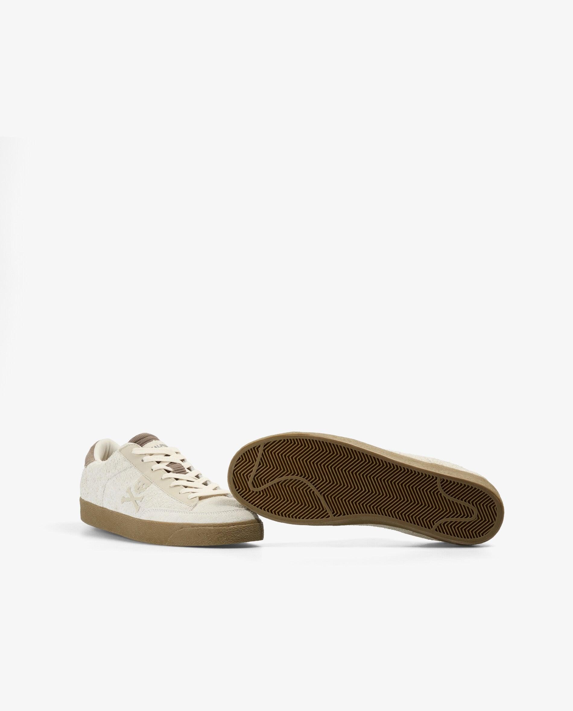 Zapatillas de hombre bajas clásicas de ante - Scalpers - Gris claro Gris claro-4