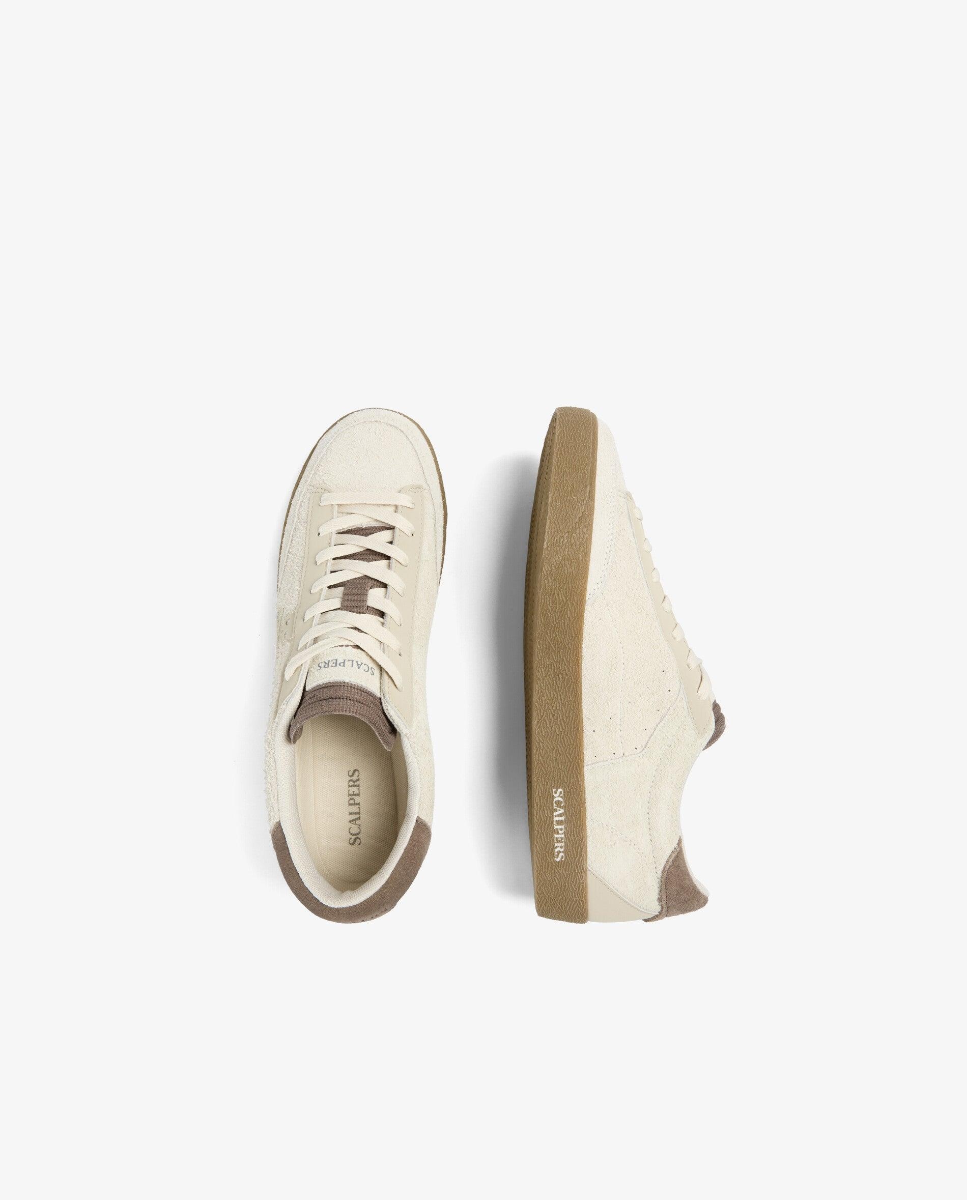 Zapatillas de hombre bajas clásicas de ante - Scalpers - Gris claro Gris claro-8