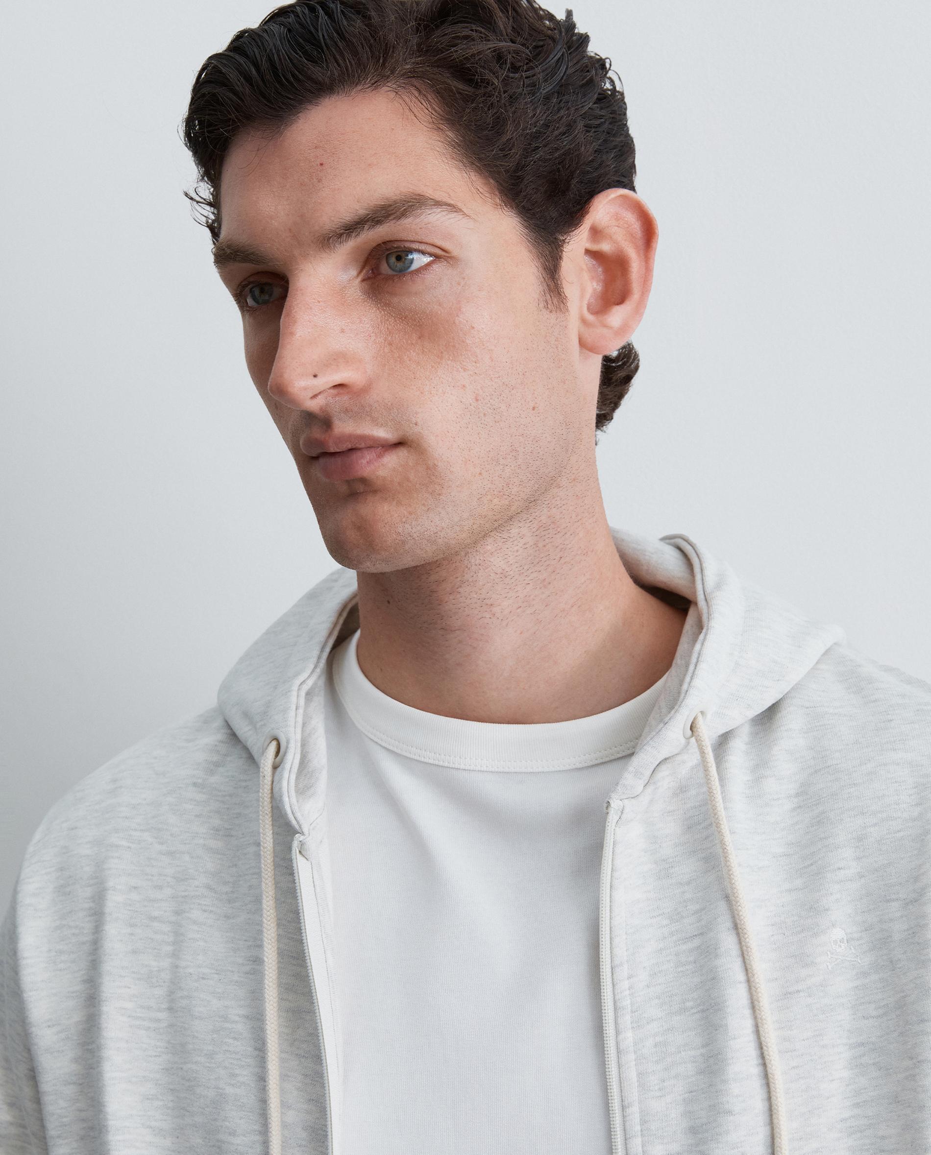 Sudadera con capucha de hombre con cierre de cremallera - Scalpers - Gris claro Gris claro-4
