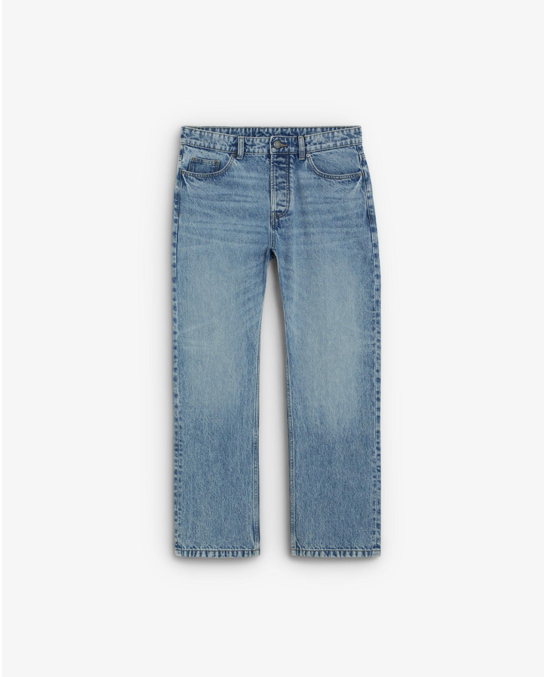 Vaquero regular de hombre cinco bolsillos con trabillas en la cintura - Scalpers - Índigo Índigo-5