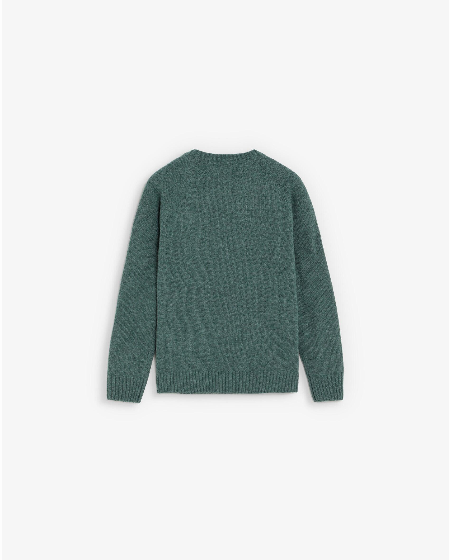Jersey de niño liso con cuello redondo - Scalpers - Verde grisáceo Verde grisáceo-2