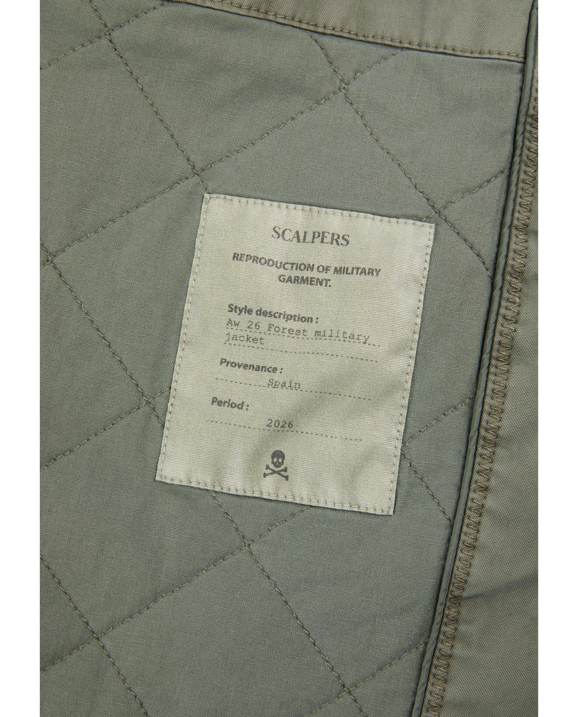 Chaqueta de hombre militar con cuello alto - Scalpers - Caribe Caribe-9