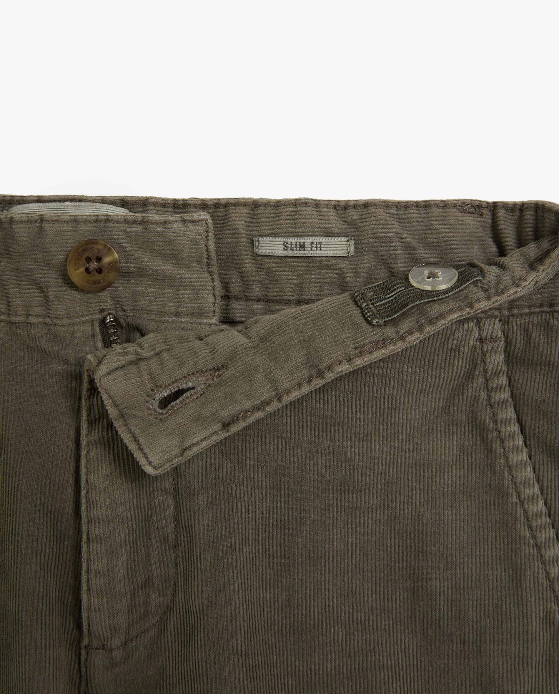 Imagen 3 de Pantalón cargo de niño ligeramente elástico con trabillas en la cintura - Scalpers - Kaki Kaki