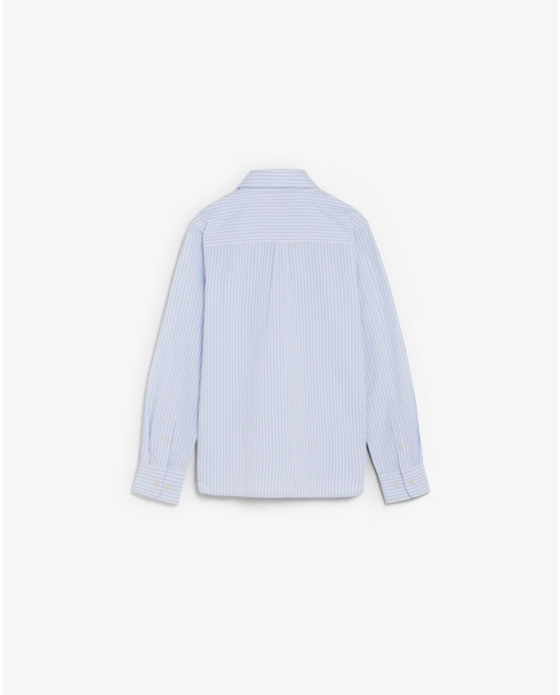 Camisa de niño polera con estampado de rayas - Scalpers - Azul claro Azul claro-2