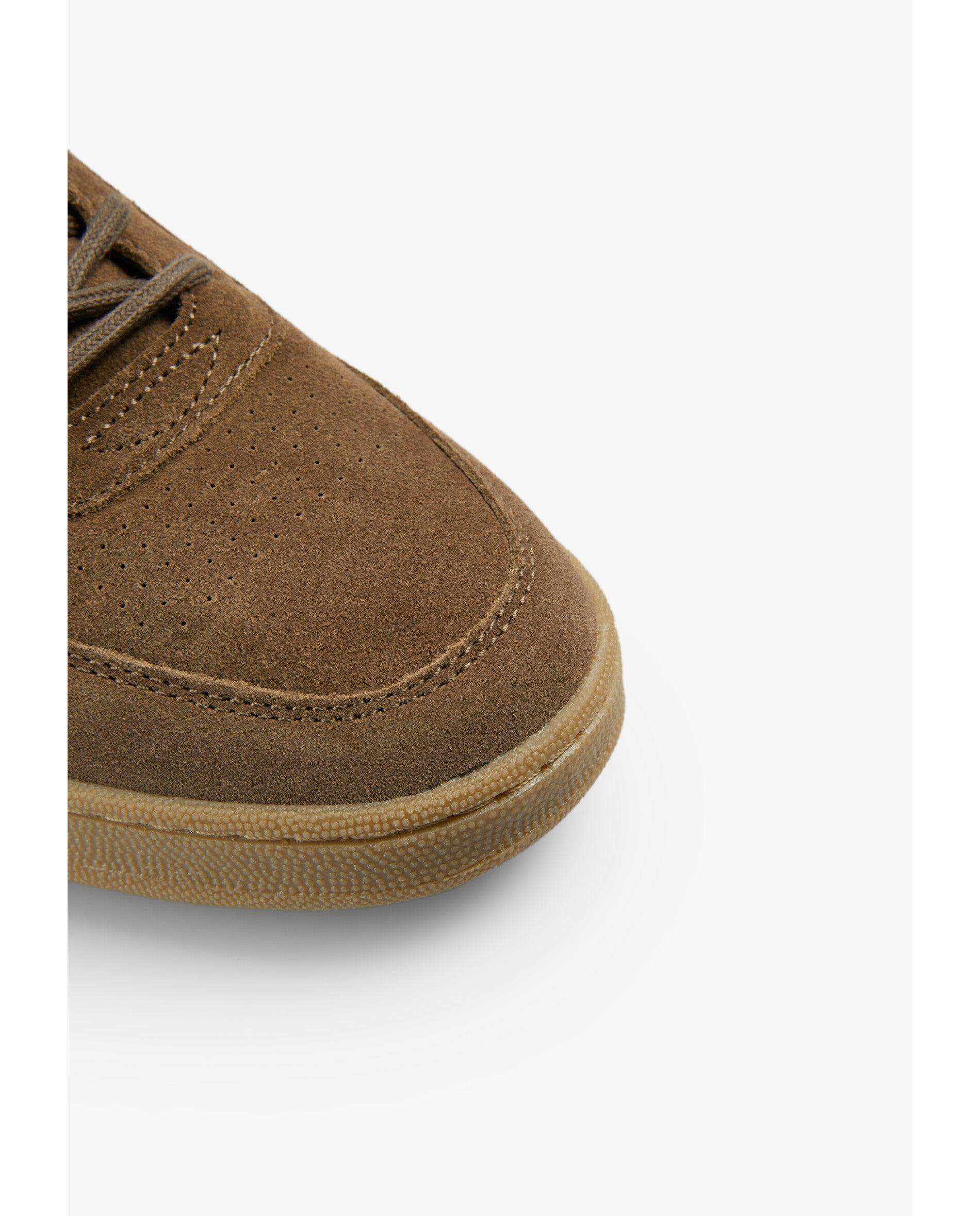 Zapatillas de vestir de hombre con talón a contraste y suela a tono - Scalpers - Topo Topo-5